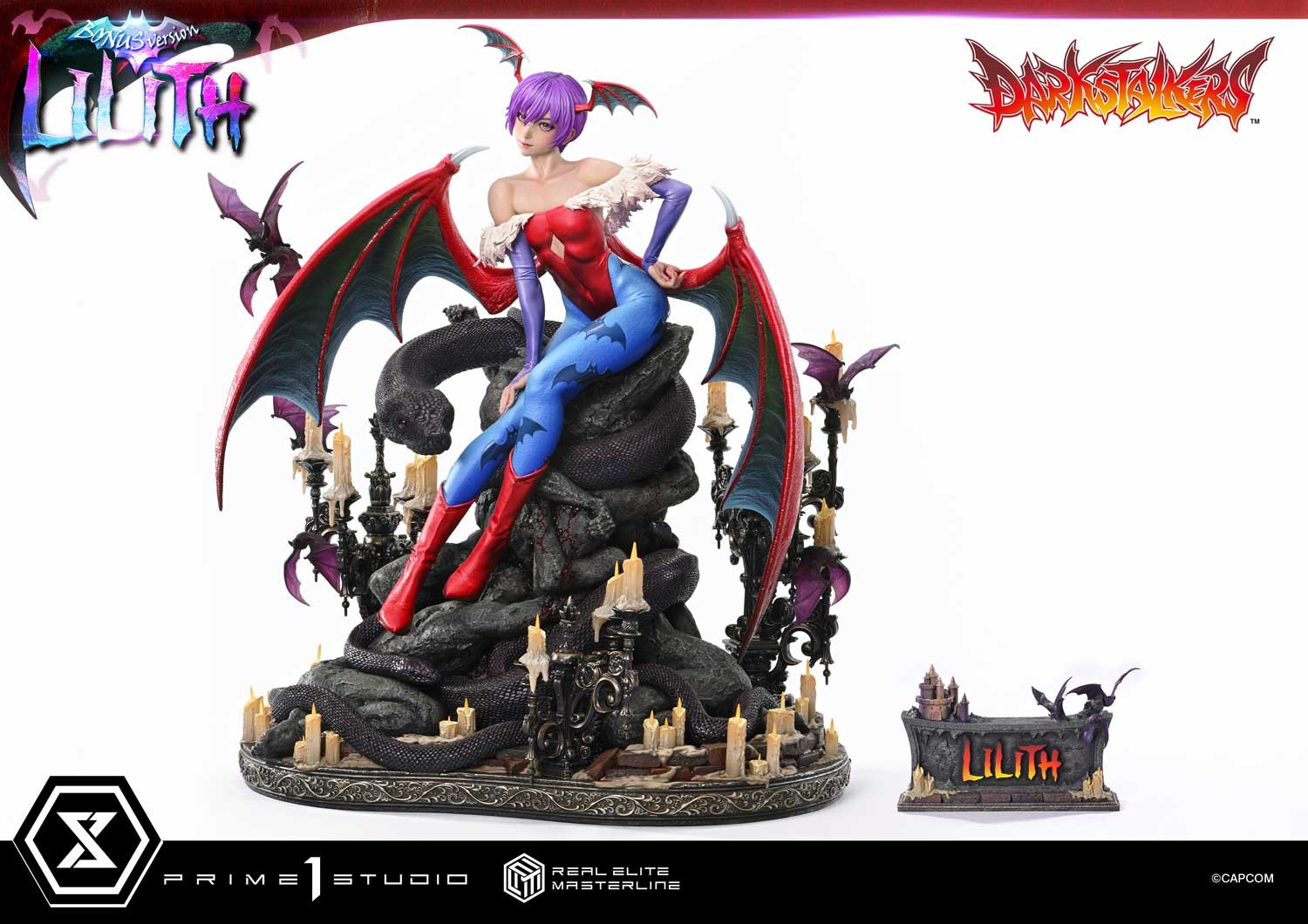 Darkstalkers Lilith (Bonus Version) Quarter Scale Statue  (Prototype Shown) View 7