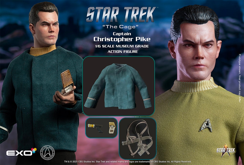 Captain Christopher Pike Sixth Scale Figure by EXO-6