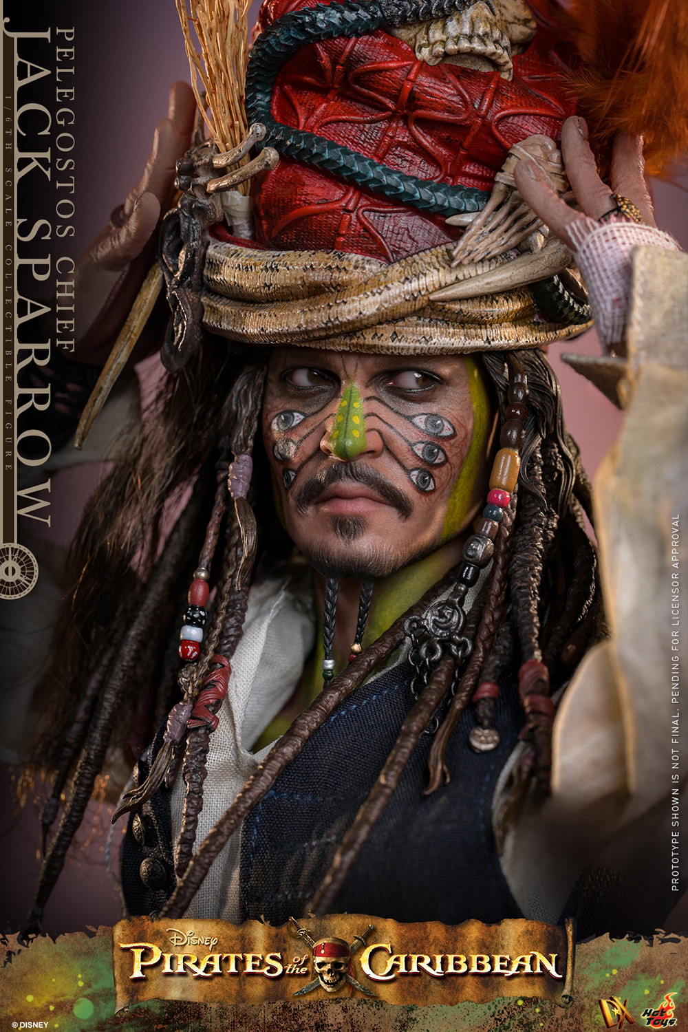 Disney Pelegostos Chief Jack Sparrow Sixth Scale Figure  (Prototype Shown) View 5