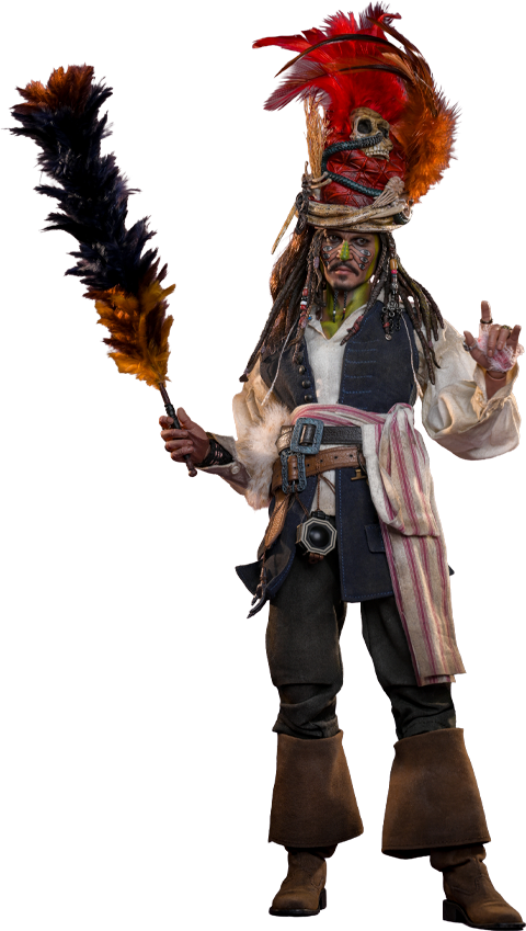 Disney Pelegostos Chief Jack Sparrow Sixth Scale Figure  (Prototype Shown) View 15