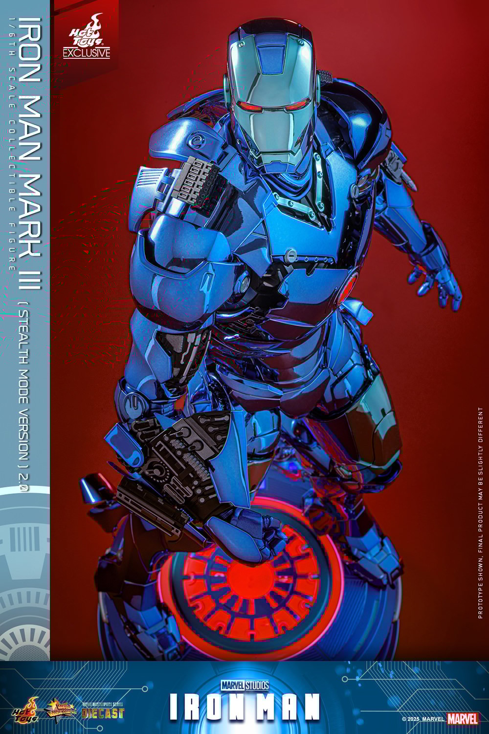 Iron Man Mark III (Stealth Mode Version) 2.0 Sixth Scale Figure by