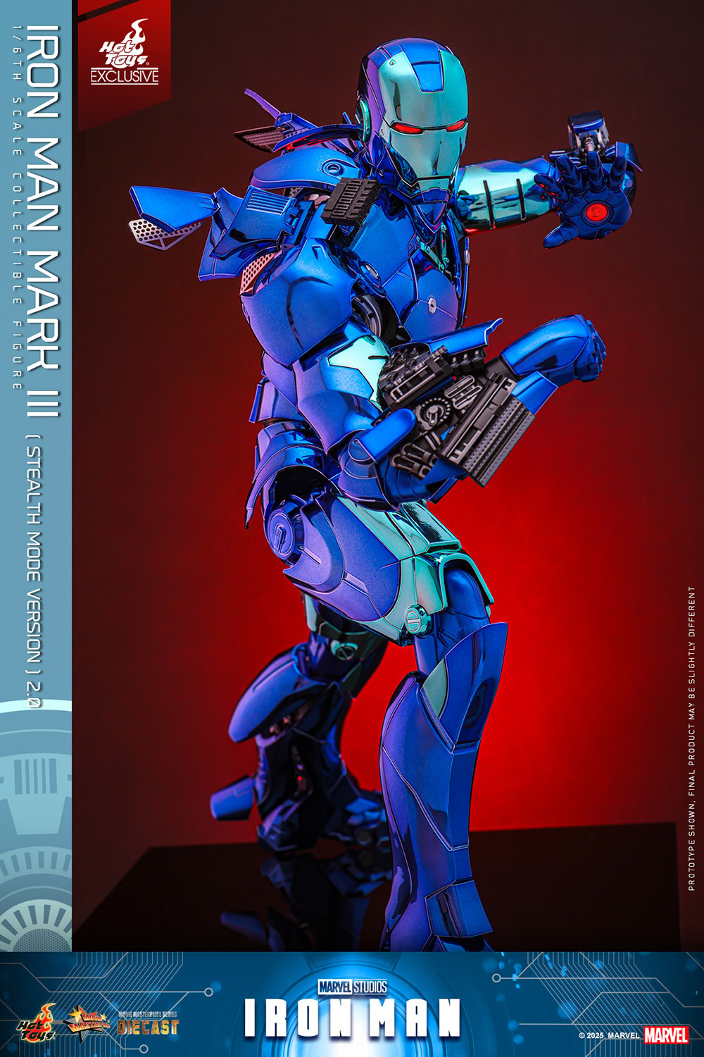 Marvel Iron Man Mark III (Stealth Mode Version) 2.0 Sixth Scale Figure  (Prototype Shown) View 8