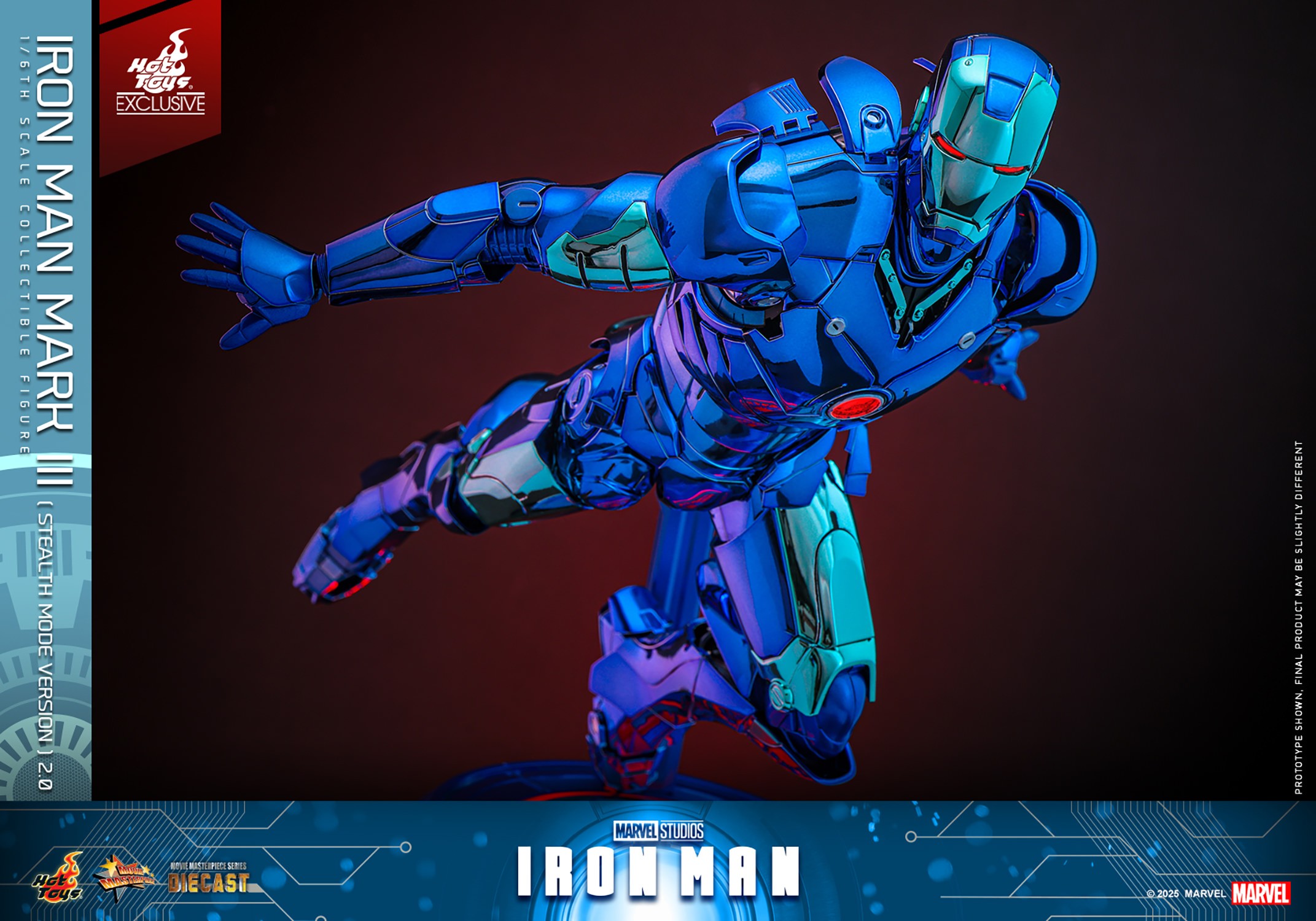Marvel Iron Man Mark III (Stealth Mode Version) 2.0 Sixth Scale Figure  (Prototype Shown) View 9