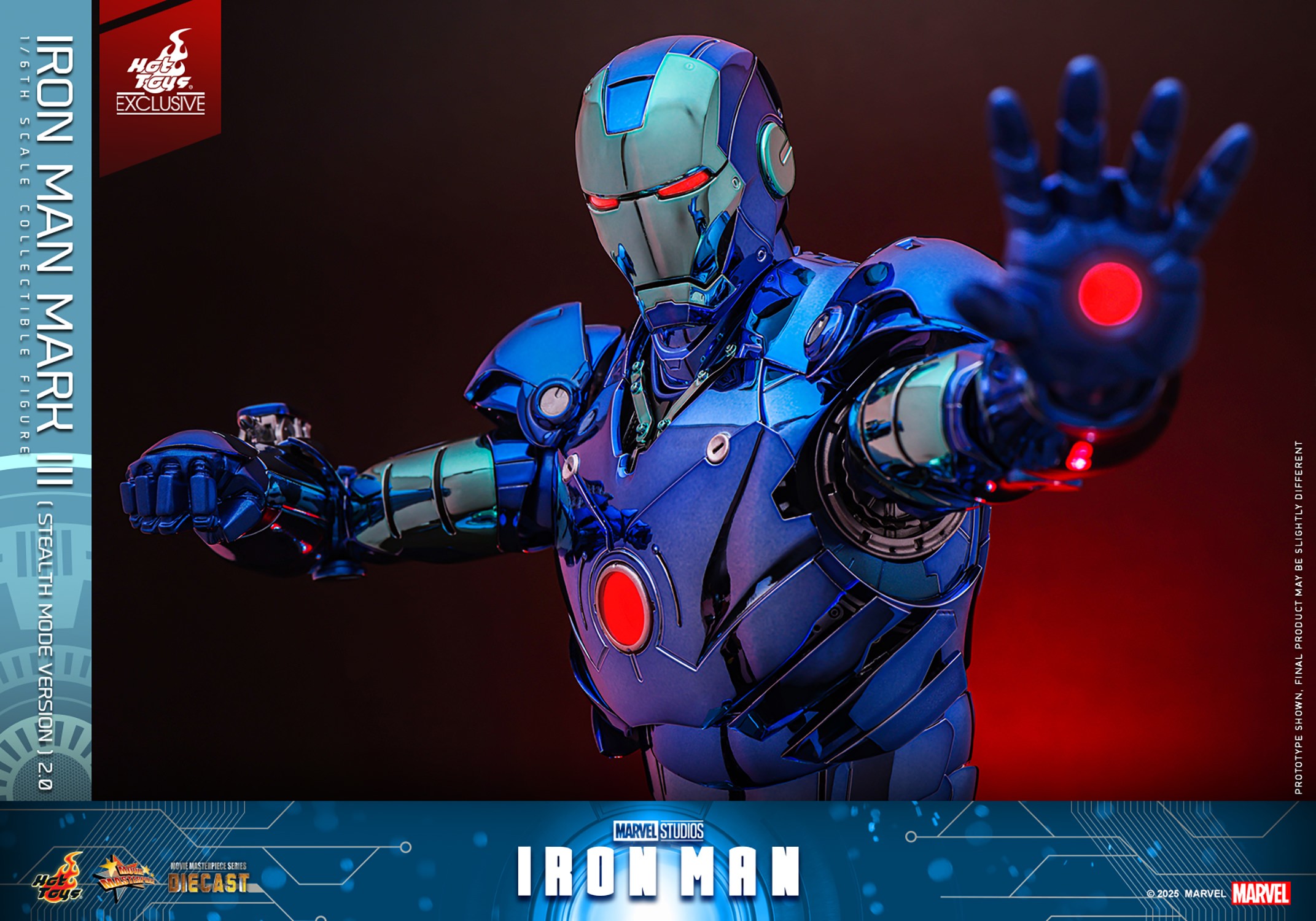 Marvel Iron Man Mark III (Stealth Mode Version) 2.0 Sixth Scale Figure  (Prototype Shown) View 11