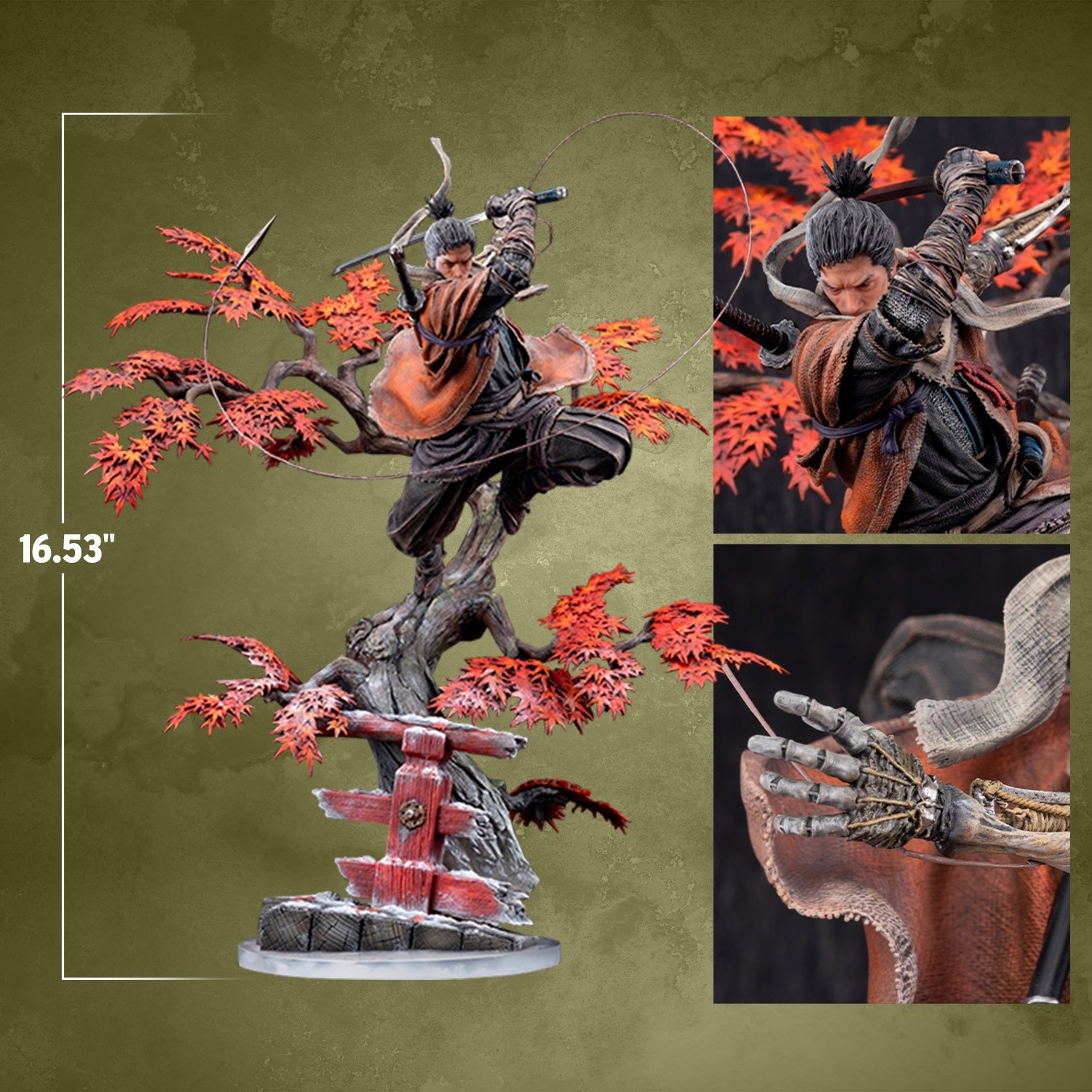 Sekiro: Shadows Die Twice Wolf Statues  Exclusive Edition (Prototype Shown) View 2