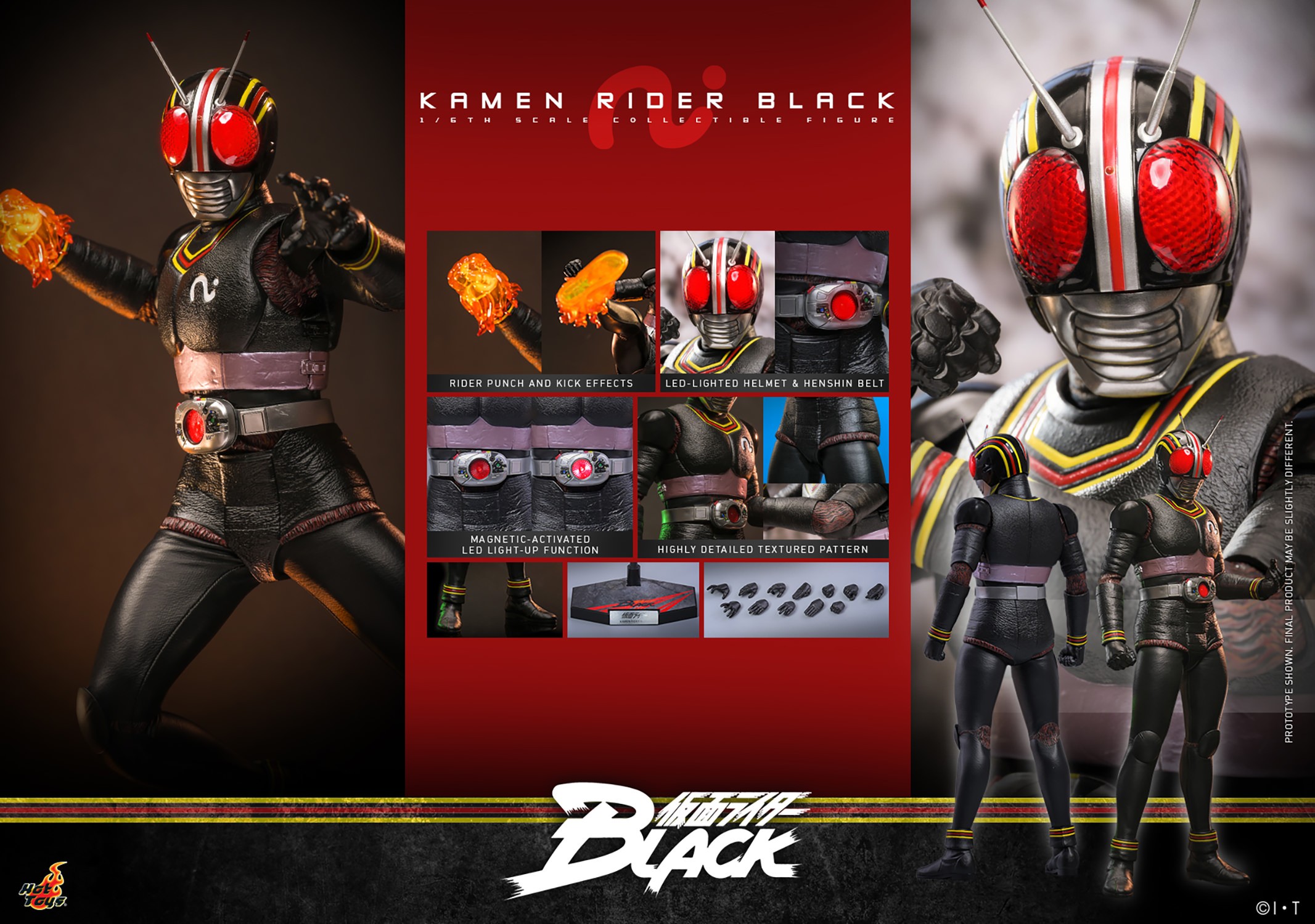 Kamen Rider Kamen Rider Black Sixth Scale Figure  Exclusive Edition (Prototype Shown) View 21