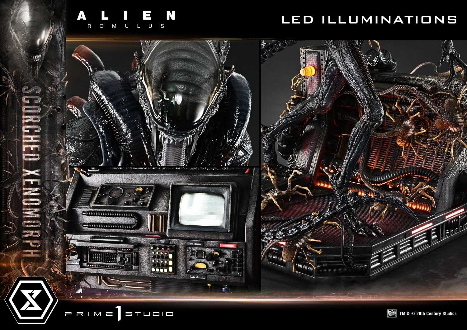 Alien Scorched Xenomorph 1:3 Scale Statue  (Prototype Shown) View 7