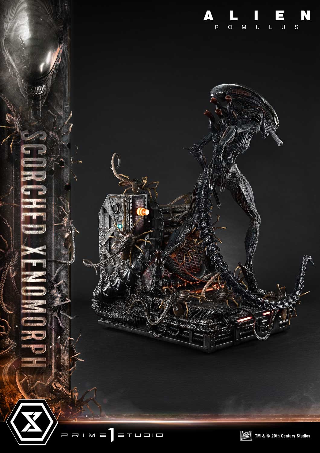 Alien Scorched Xenomorph 1:3 Scale Statue  (Prototype Shown) View 9