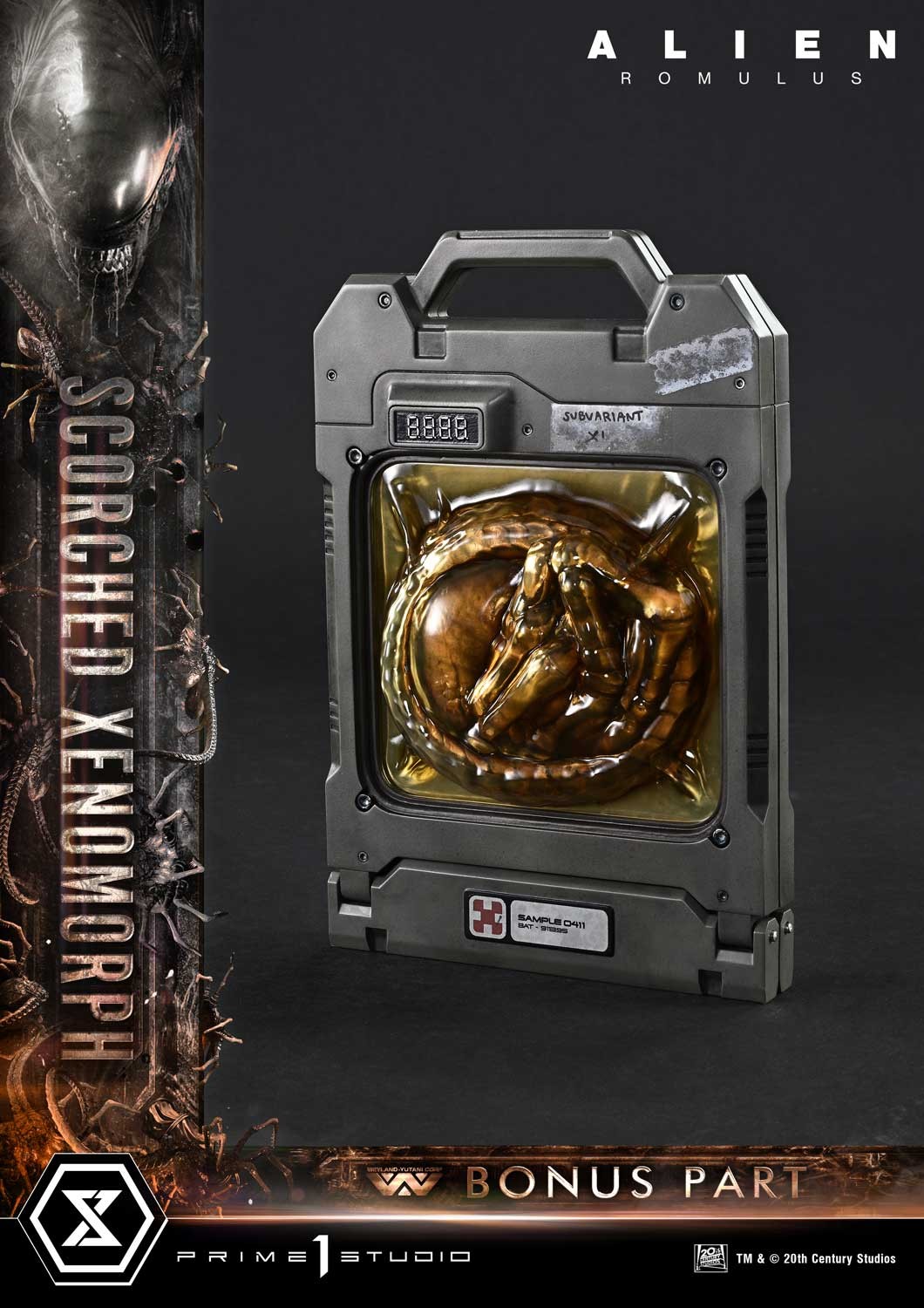 Alien Scorched Xenomorph (Deluxe Bonus Version) 1:3 Scale Statue  (Prototype Shown) View 6