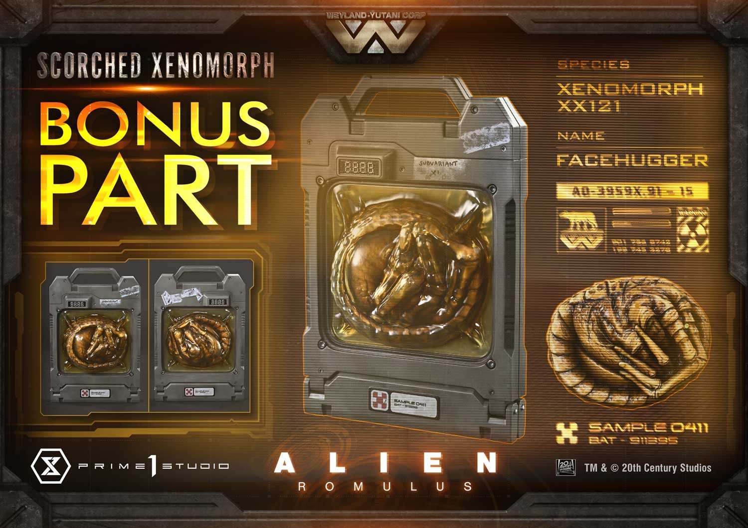 Alien Scorched Xenomorph (Deluxe Bonus Version) 1:3 Scale Statue  (Prototype Shown) View 8
