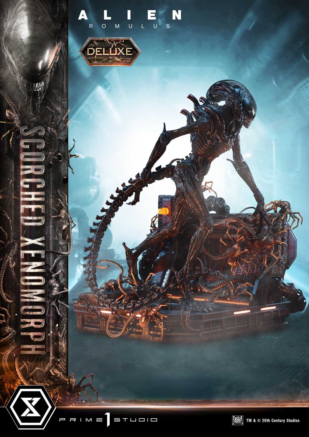 Alien Scorched Xenomorph (Deluxe Bonus Version) 1:3 Scale Statue  (Prototype Shown) View 9