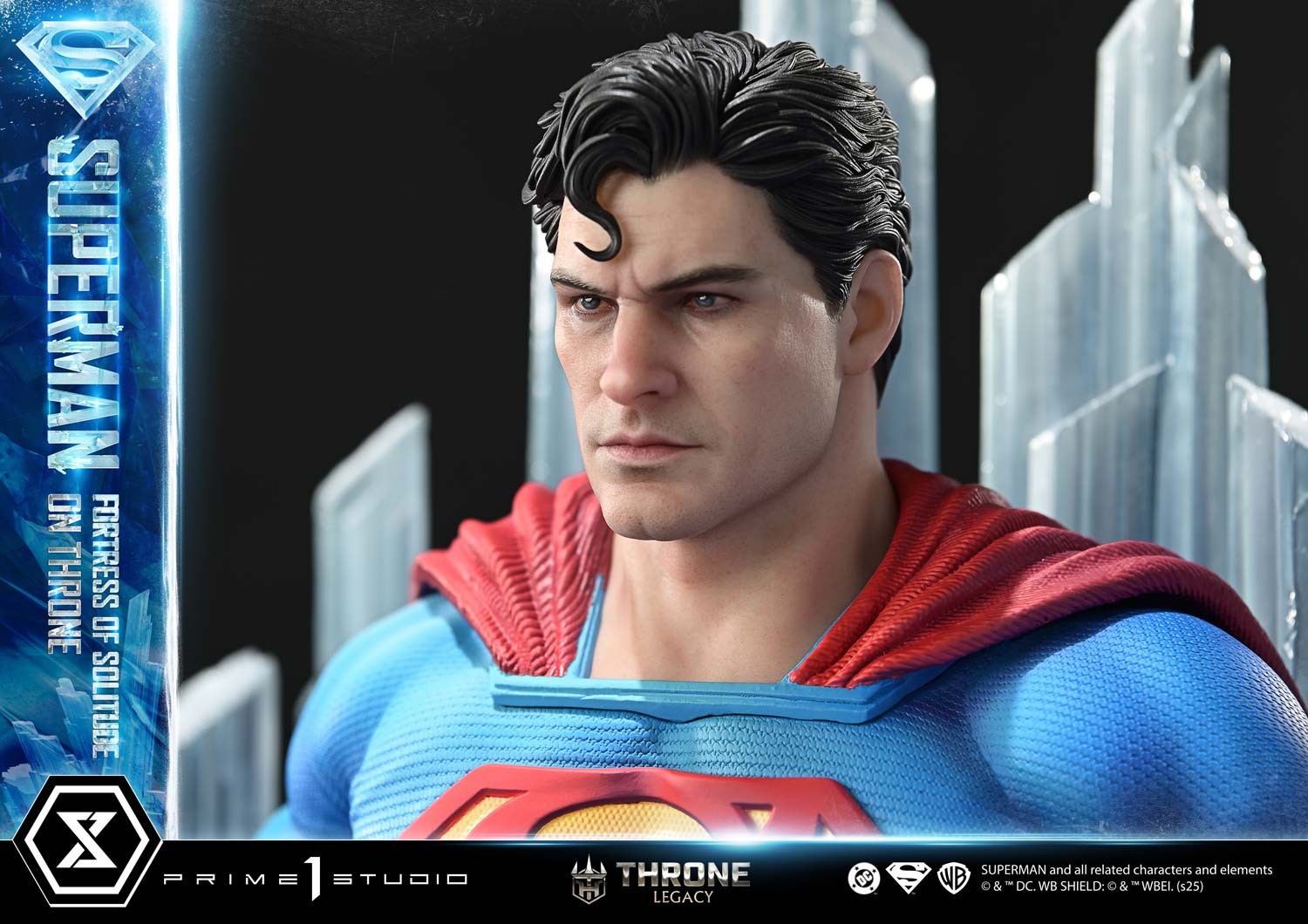 DC Comics Superman Fortress of Solitude on Throne Quarter Scale Statue  (Prototype Shown) View 16