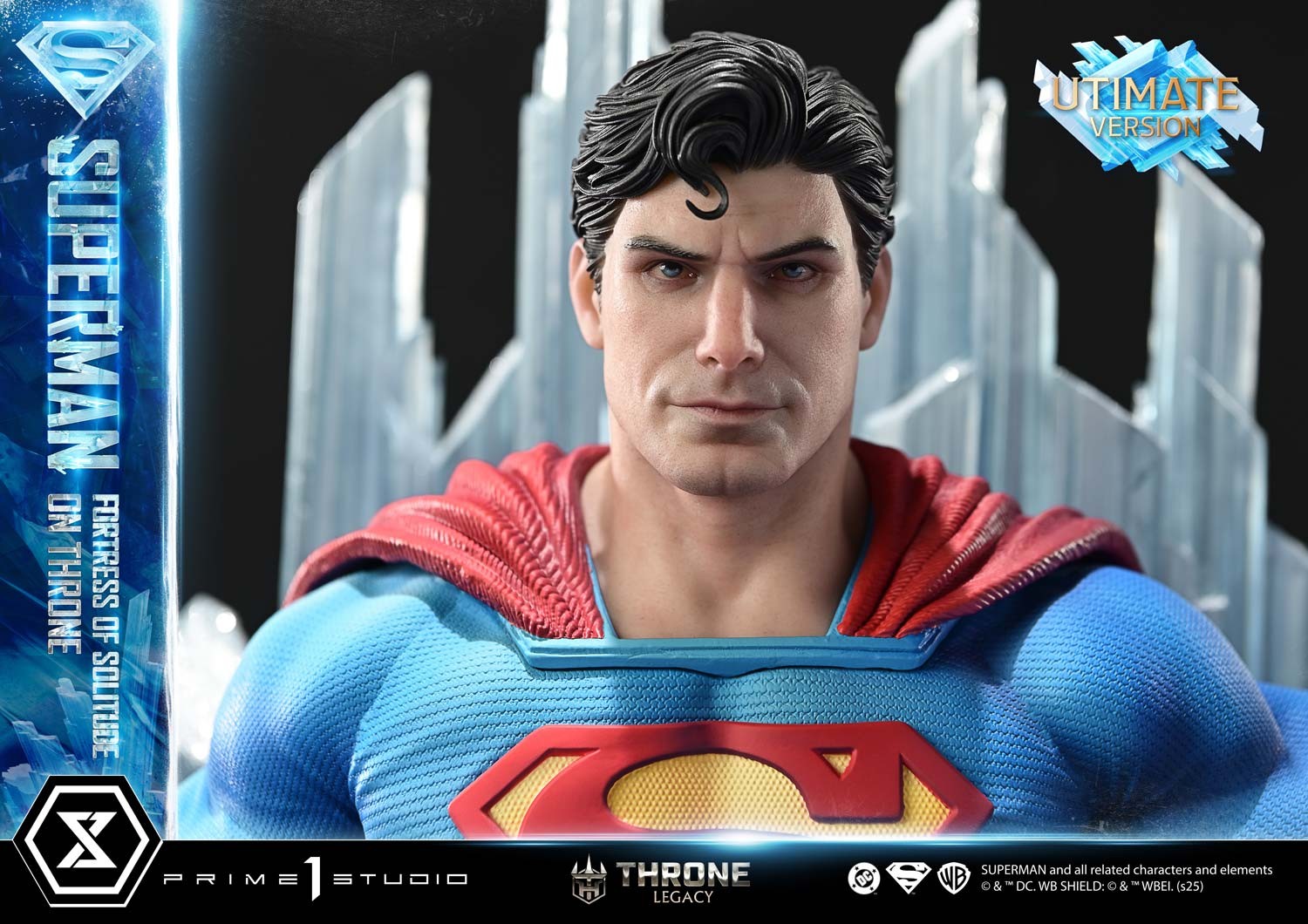 DC Comics Superman Fortress of Solitude on Throne (Ultimate Version) Quarter Scale Statue  (Prototype Shown) View 16