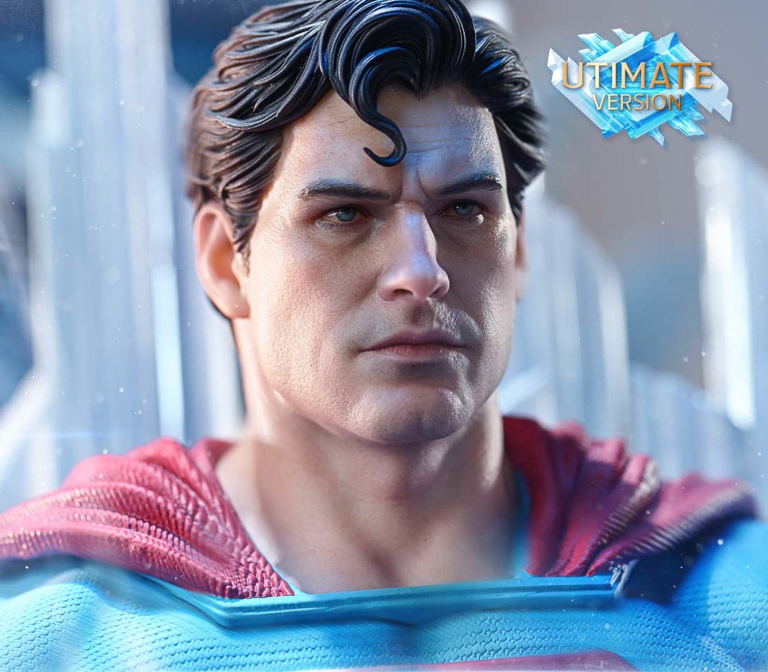 DC Comics Superman Fortress of Solitude on Throne (Ultimate Version) Quarter Scale Statue  (Prototype Shown) View 5