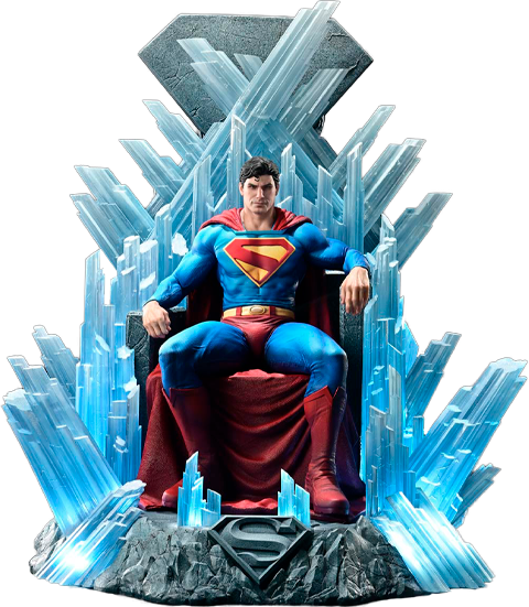 DC Comics Superman Fortress of Solitude on Throne (Ultimate Bonus Version) Quarter Scale Statue  (Prototype Shown) View 12