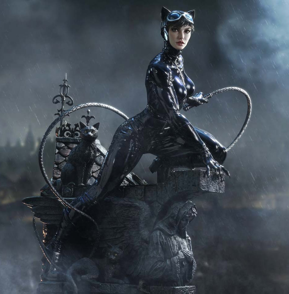 DC Comics Catwoman (Deluxe Version) 1:3 Scale Statue  (Prototype Shown) View 1