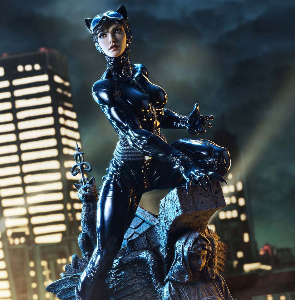 DC Comics Catwoman (Deluxe Version) 1:3 Scale Statue  (Prototype Shown) View 4