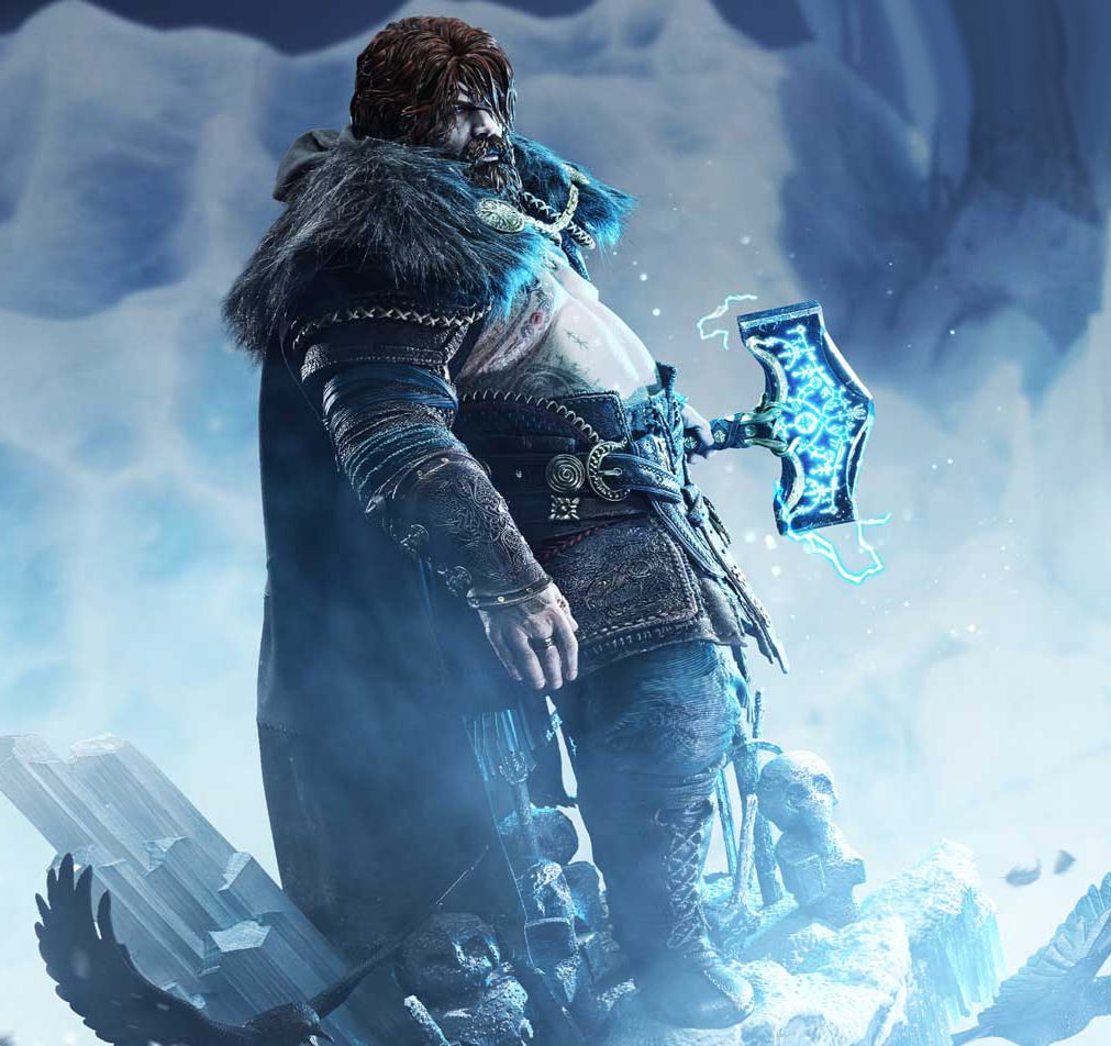 God of War Thor 1:3 Scale Statue  (Prototype Shown) View 4