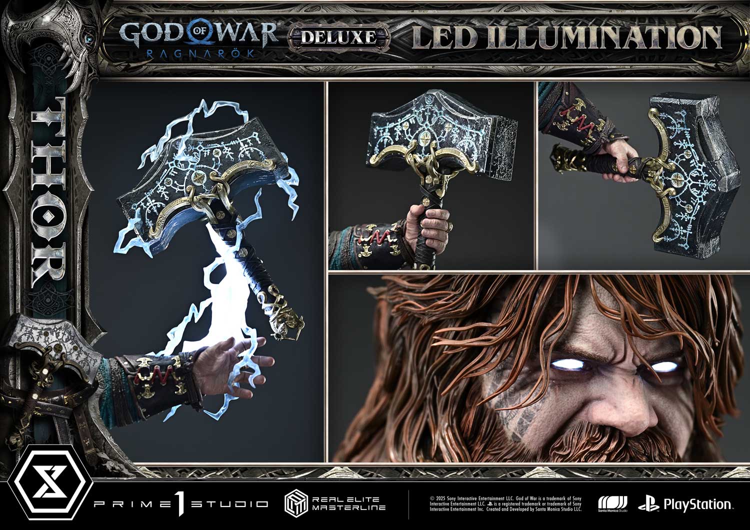 God of War Thor (Deluxe Version) 1:3 Scale Statue  (Prototype Shown) View 7