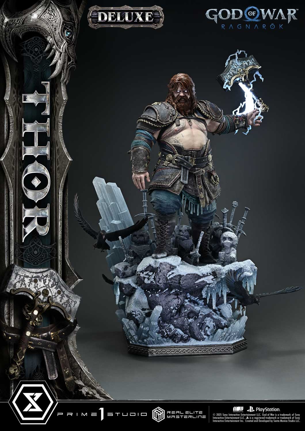 God of War Thor (Deluxe Version) 1:3 Scale Statue  (Prototype Shown) View 9