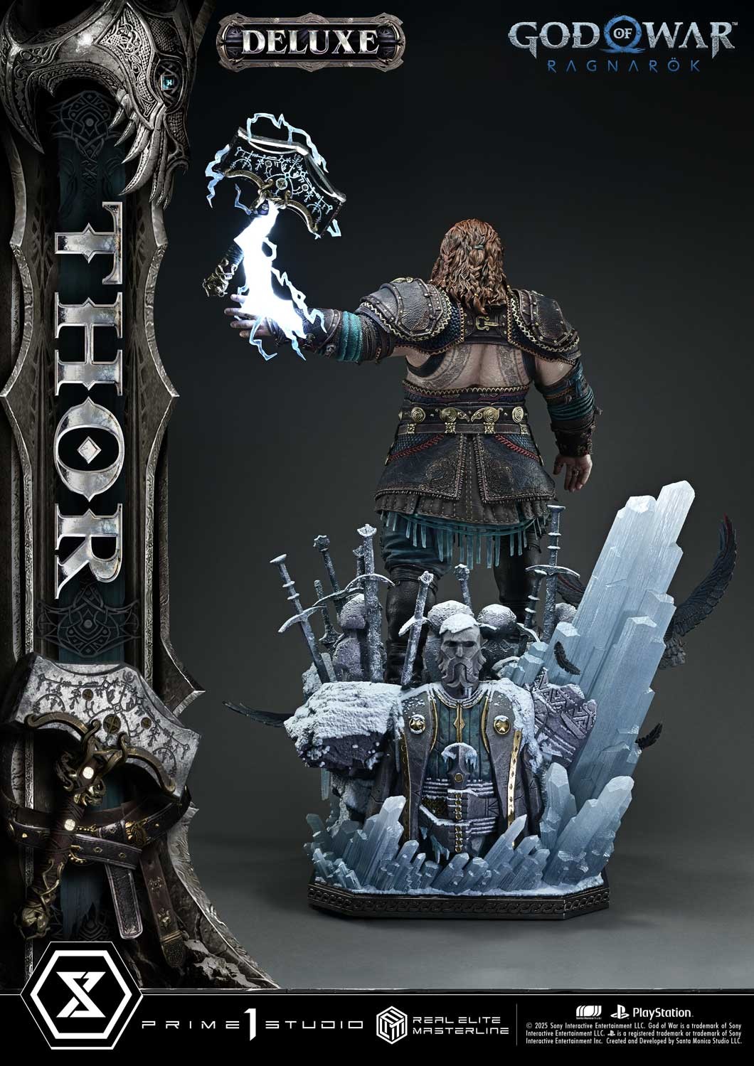 God of War Thor (Deluxe Version) 1:3 Scale Statue  (Prototype Shown) View 10