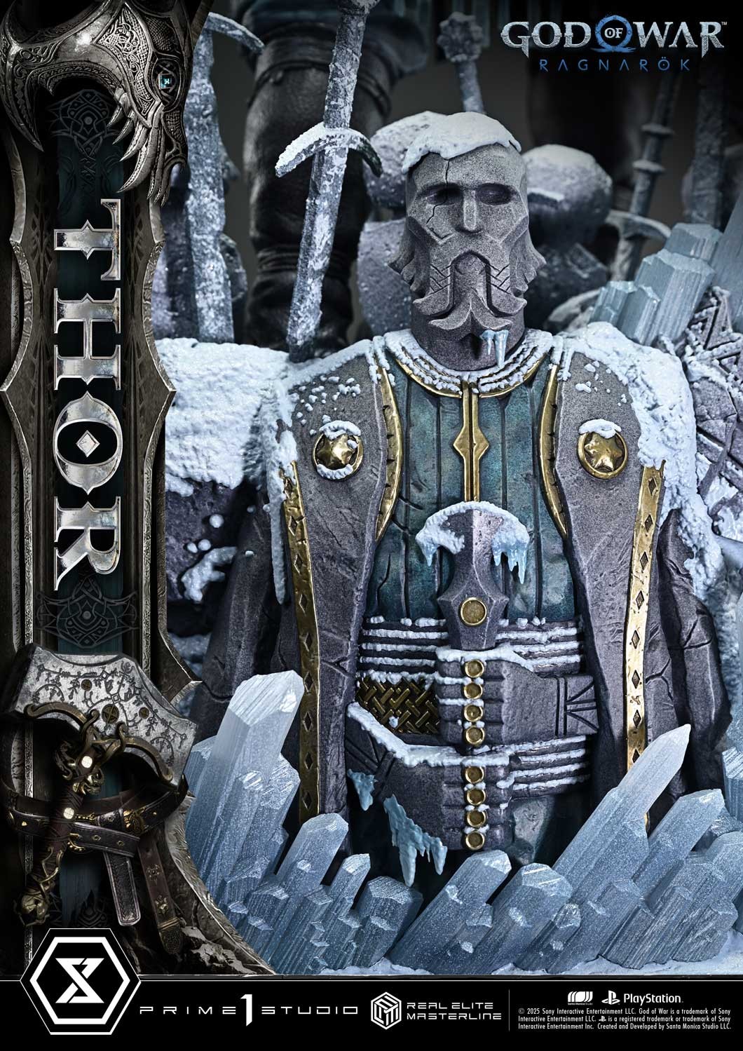 God of War Thor (Deluxe Version) 1:3 Scale Statue  (Prototype Shown) View 11