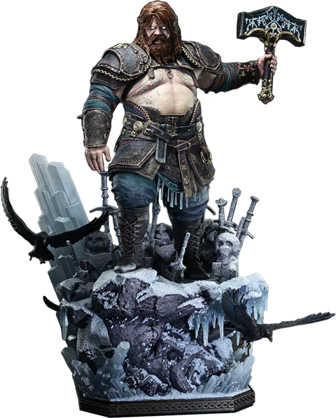 God of War Thor (Deluxe Bonus Version) 1:3 Scale Statue  (Prototype Shown) View 10