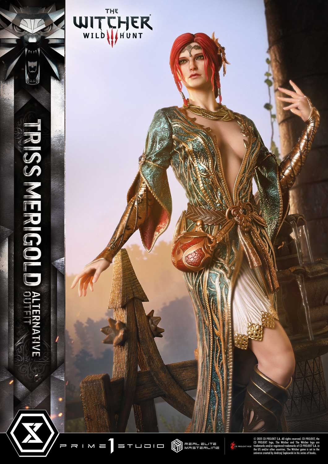The Witcher 3: Wild Hunt Triss Merigold Alternative Outfit Quarter Scale Statue  (Prototype Shown) View 6
