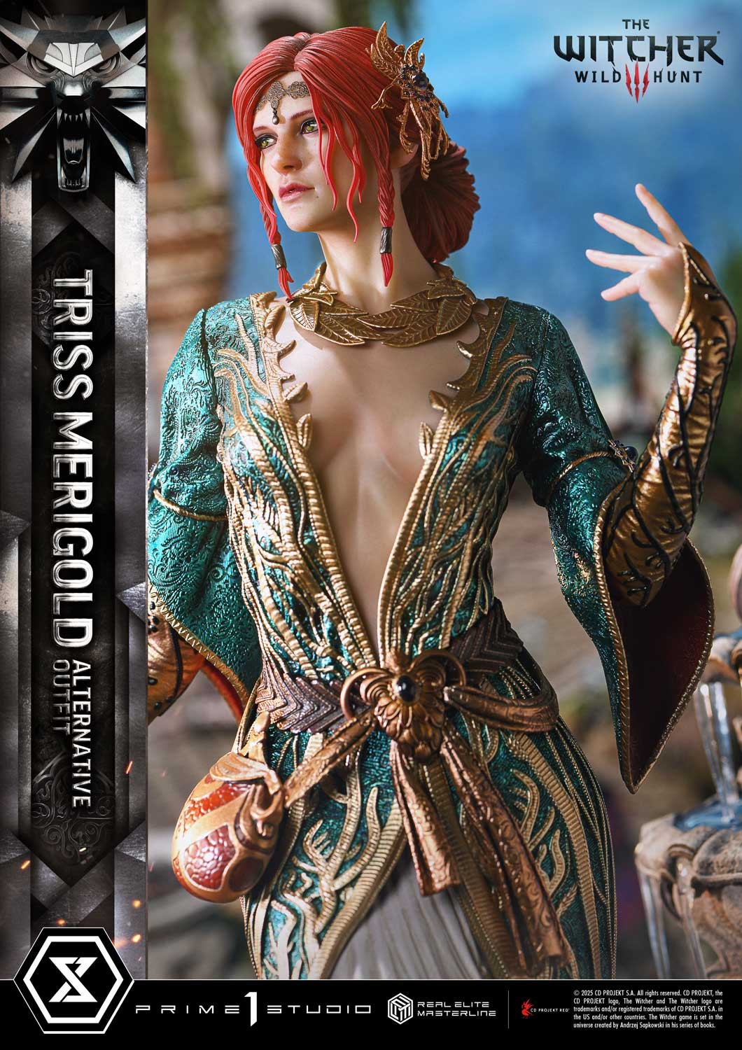 The Witcher 3: Wild Hunt Triss Merigold Alternative Outfit Quarter Scale Statue  (Prototype Shown) View 8