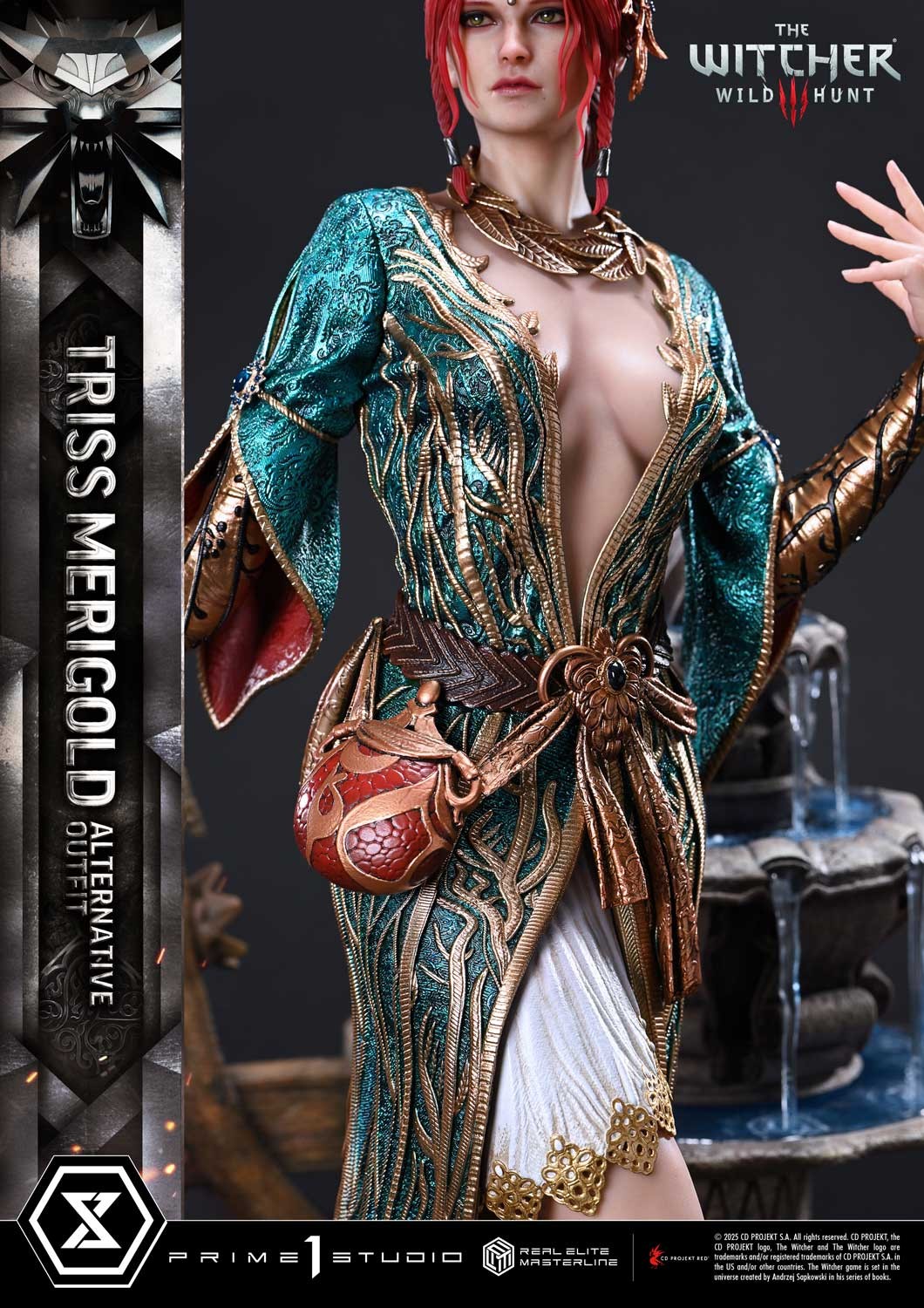 The Witcher 3: Wild Hunt Triss Merigold Alternative Outfit Quarter Scale Statue  (Prototype Shown) View 9