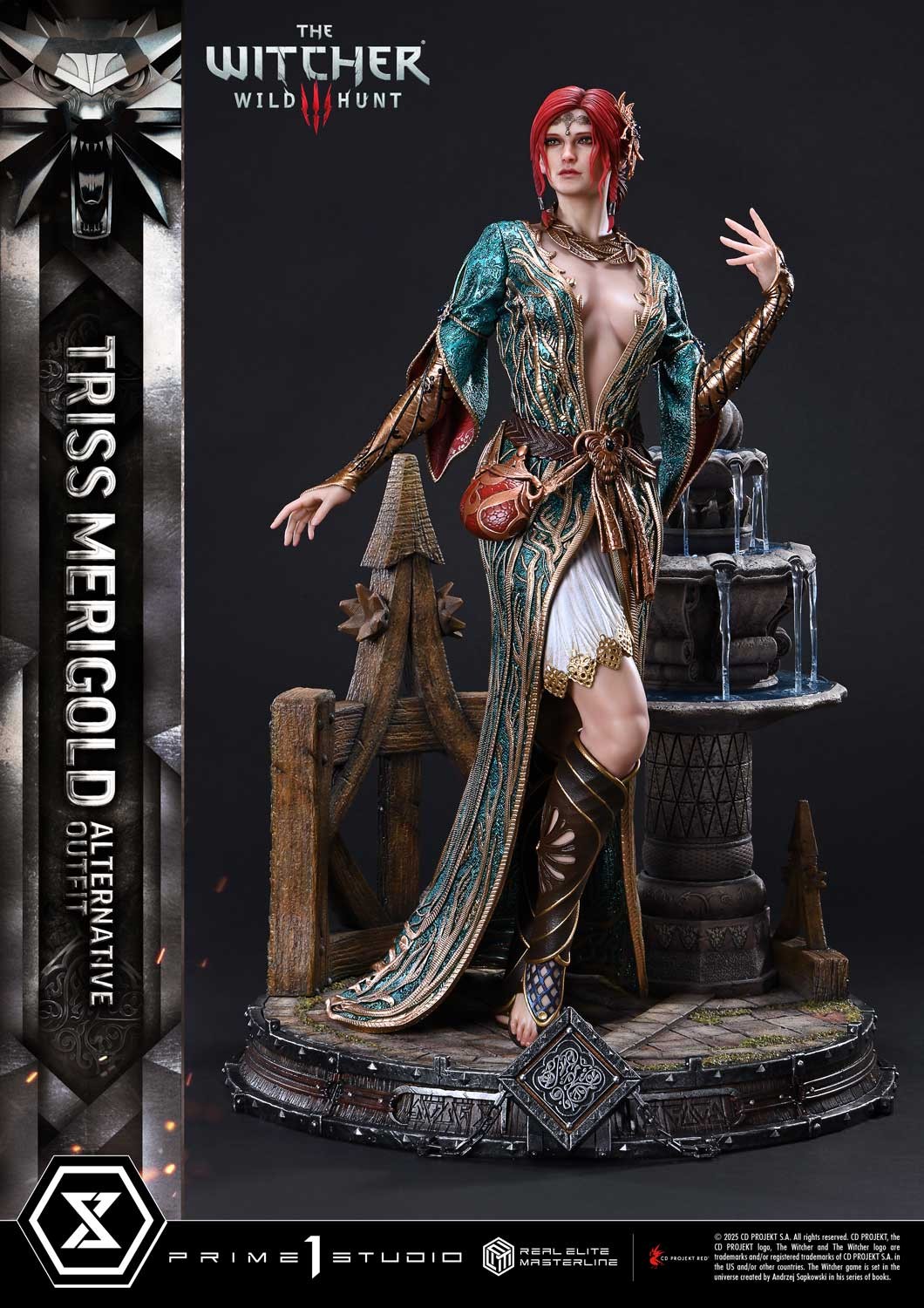 The Witcher 3: Wild Hunt Triss Merigold Alternative Outfit Quarter Scale Statue  (Prototype Shown) View 10