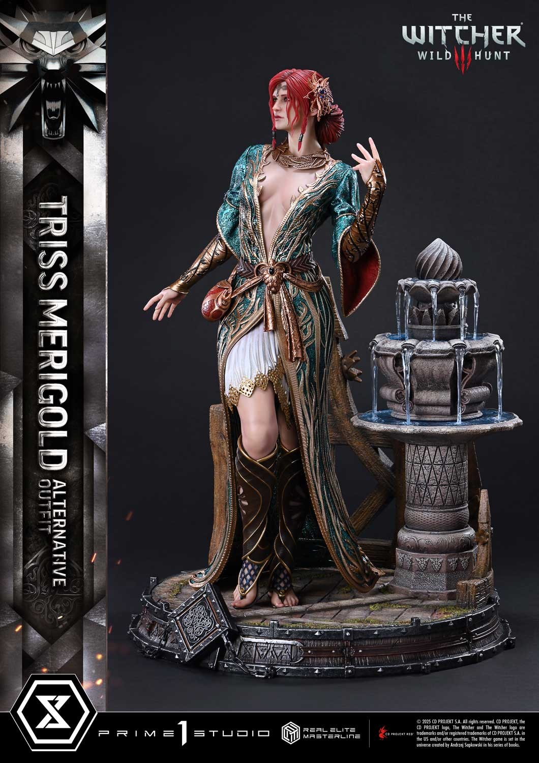 The Witcher 3: Wild Hunt Triss Merigold Alternative Outfit Quarter Scale Statue  (Prototype Shown) View 12