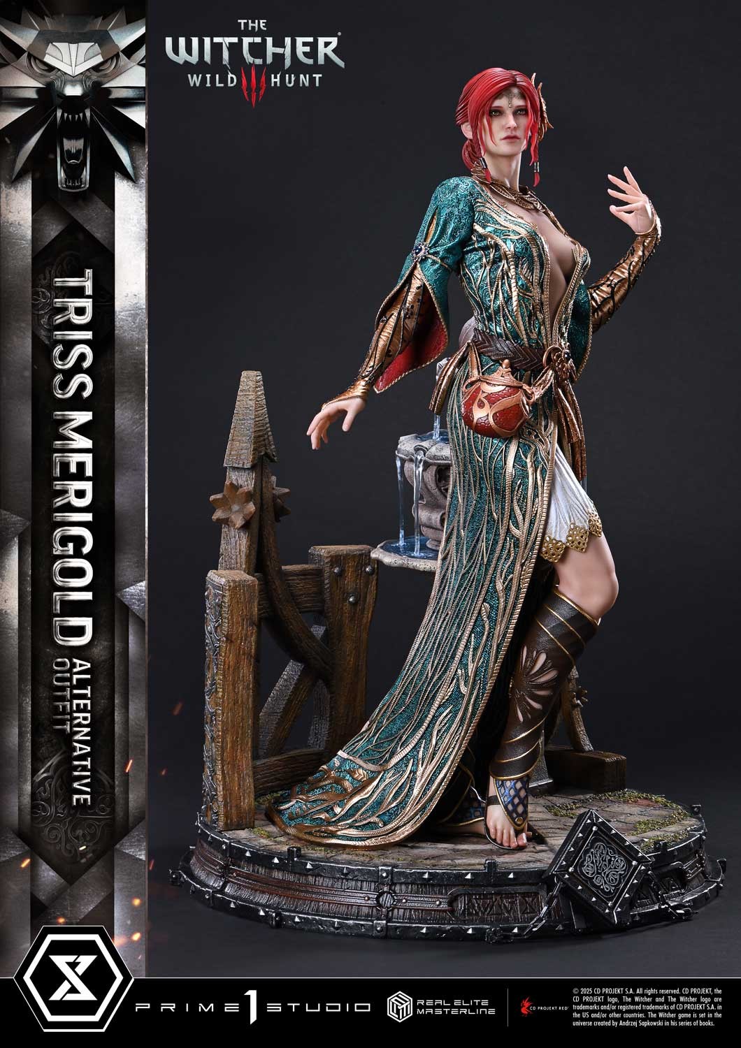 The Witcher 3: Wild Hunt Triss Merigold Alternative Outfit Quarter Scale Statue  (Prototype Shown) View 14