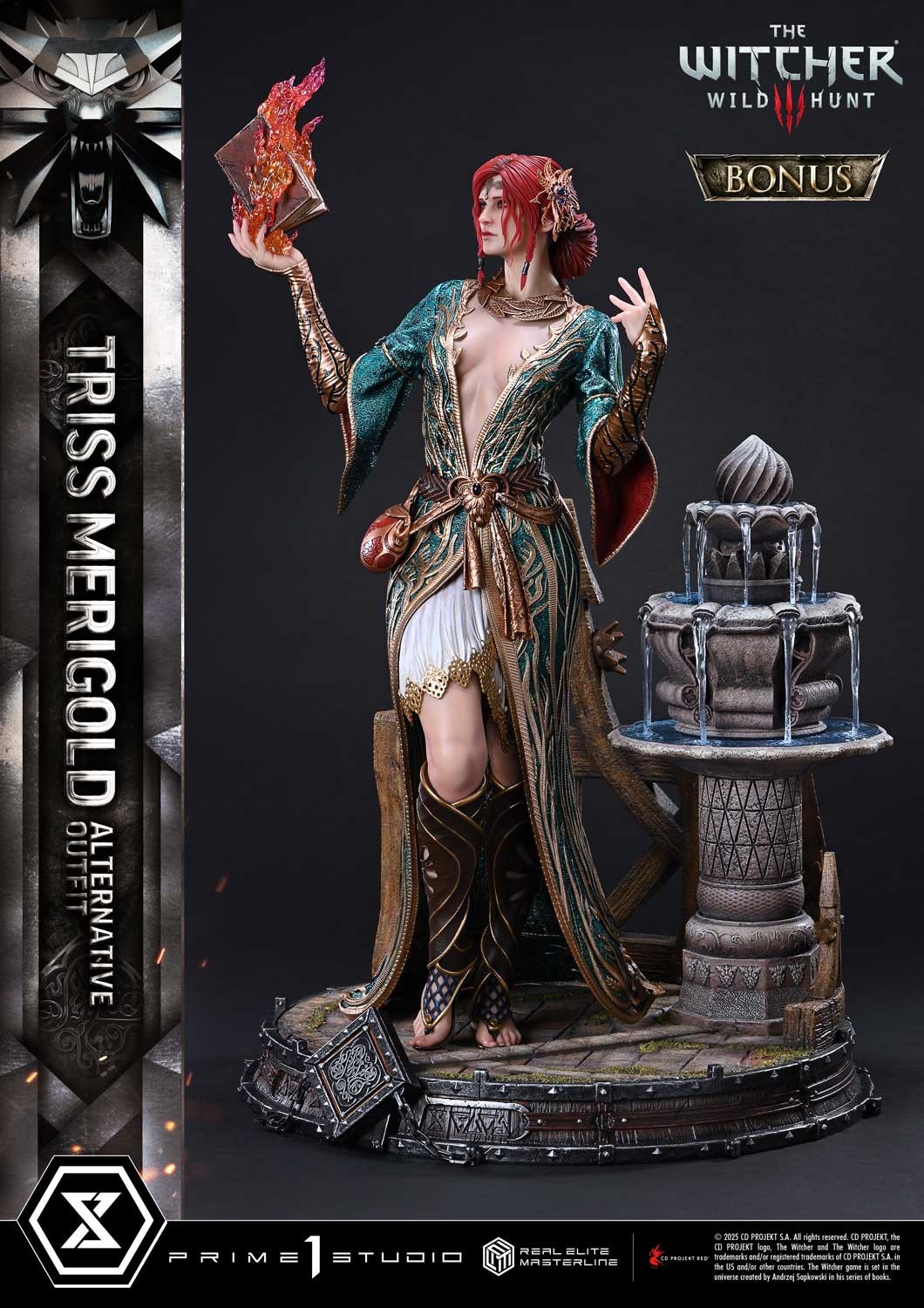 The Witcher 3: Wild Hunt Triss Merigold Alternative Outfit (Bonus Version) Quarter Scale Statue  (Prototype Shown) View 13