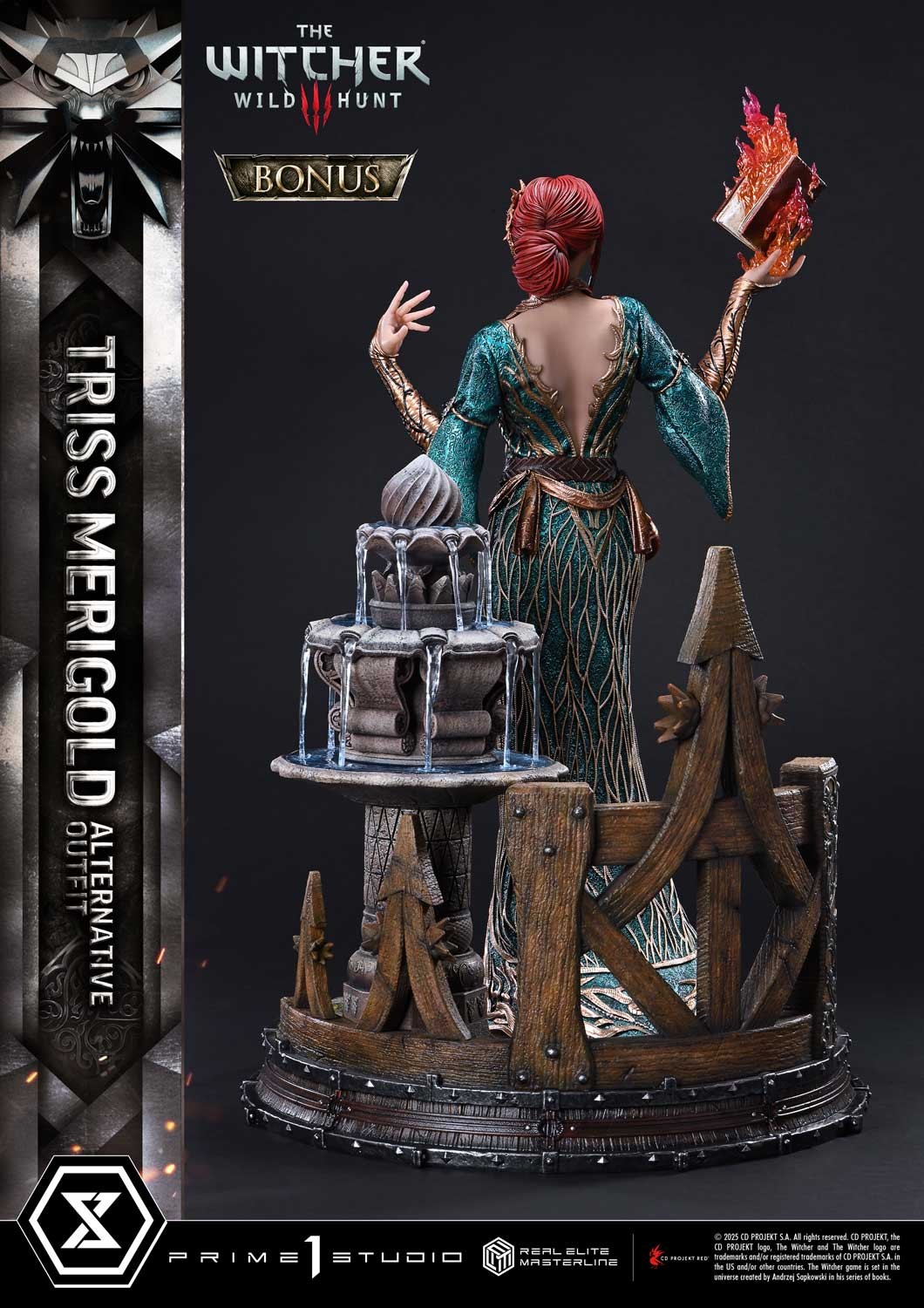 The Witcher 3: Wild Hunt Triss Merigold Alternative Outfit (Bonus Version) Quarter Scale Statue  (Prototype Shown) View 14