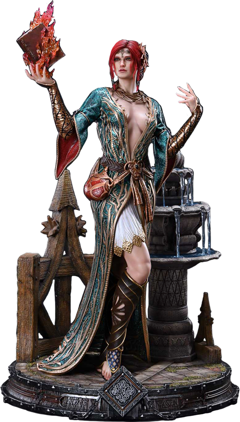 The Witcher 3: Wild Hunt Triss Merigold Alternative Outfit (Bonus Version) Quarter Scale Statue  (Prototype Shown) View 17