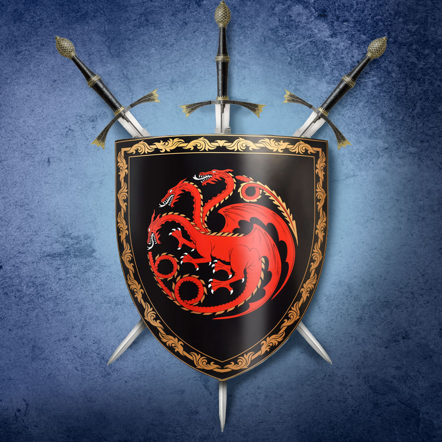 Game of Thrones Targaryen Shield Prop Replica  (Prototype Shown) View 1