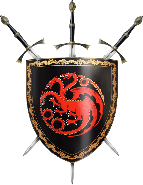 Game of Thrones Targaryen Shield Prop Replica  (Prototype Shown) View 10