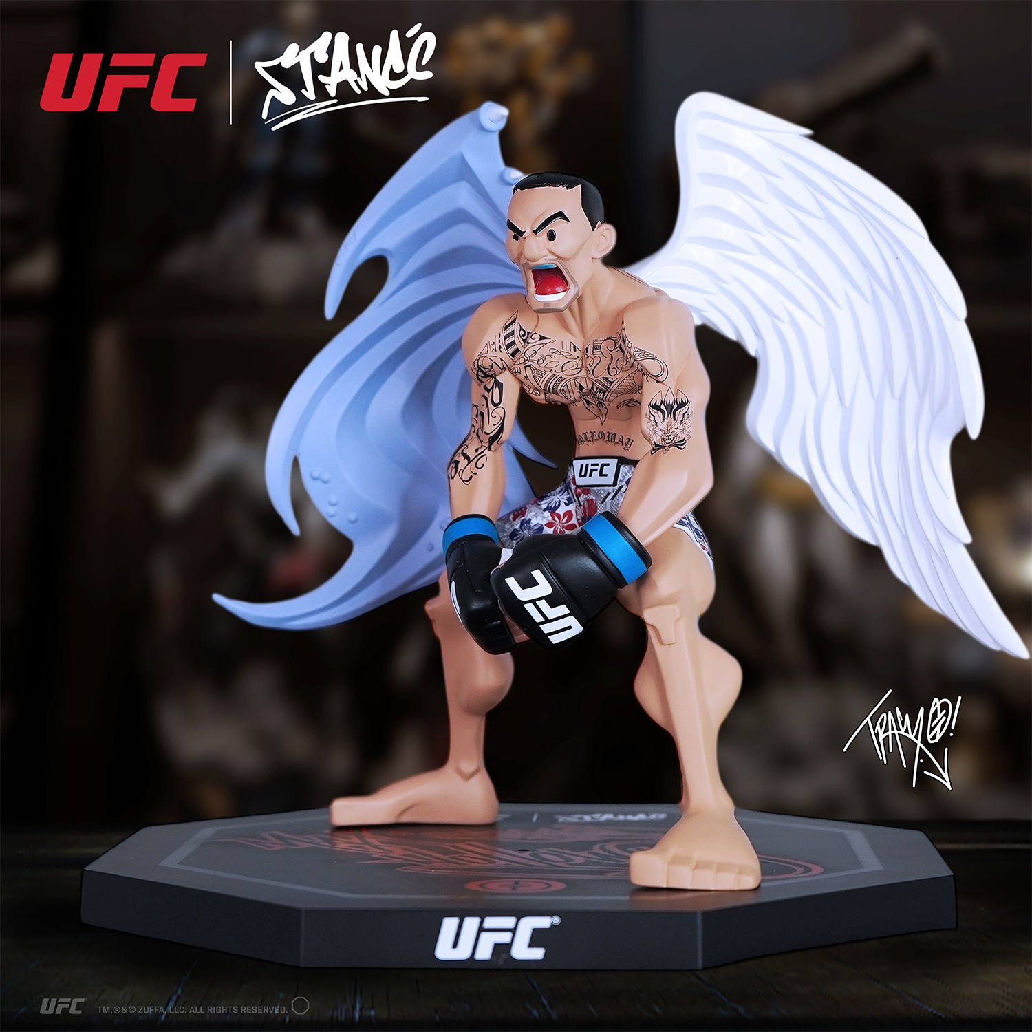 UFC Max Holloway Designer Collectible Statue  (Prototype Shown) View 1