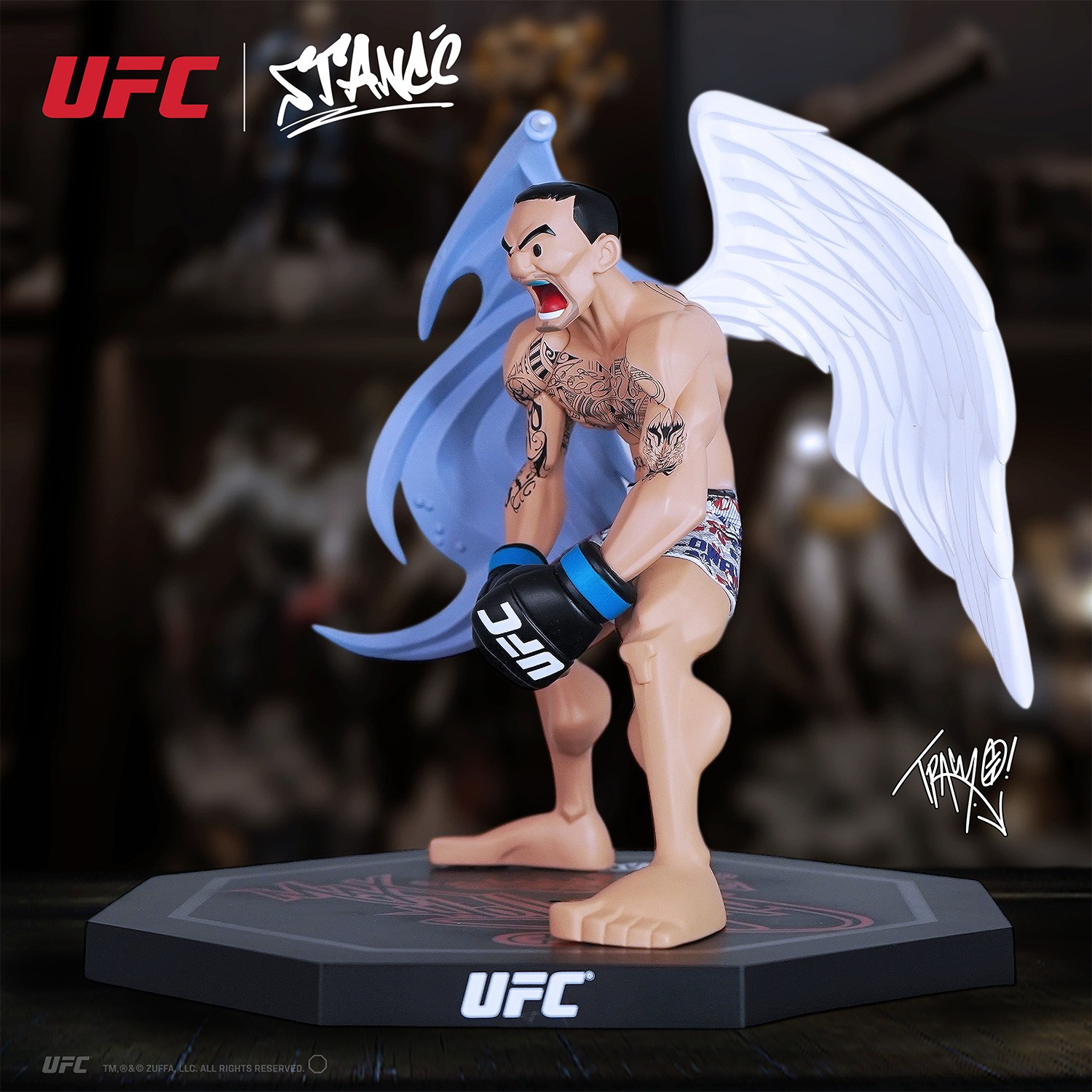 UFC Max Holloway Designer Collectible Statue  (Prototype Shown) View 3