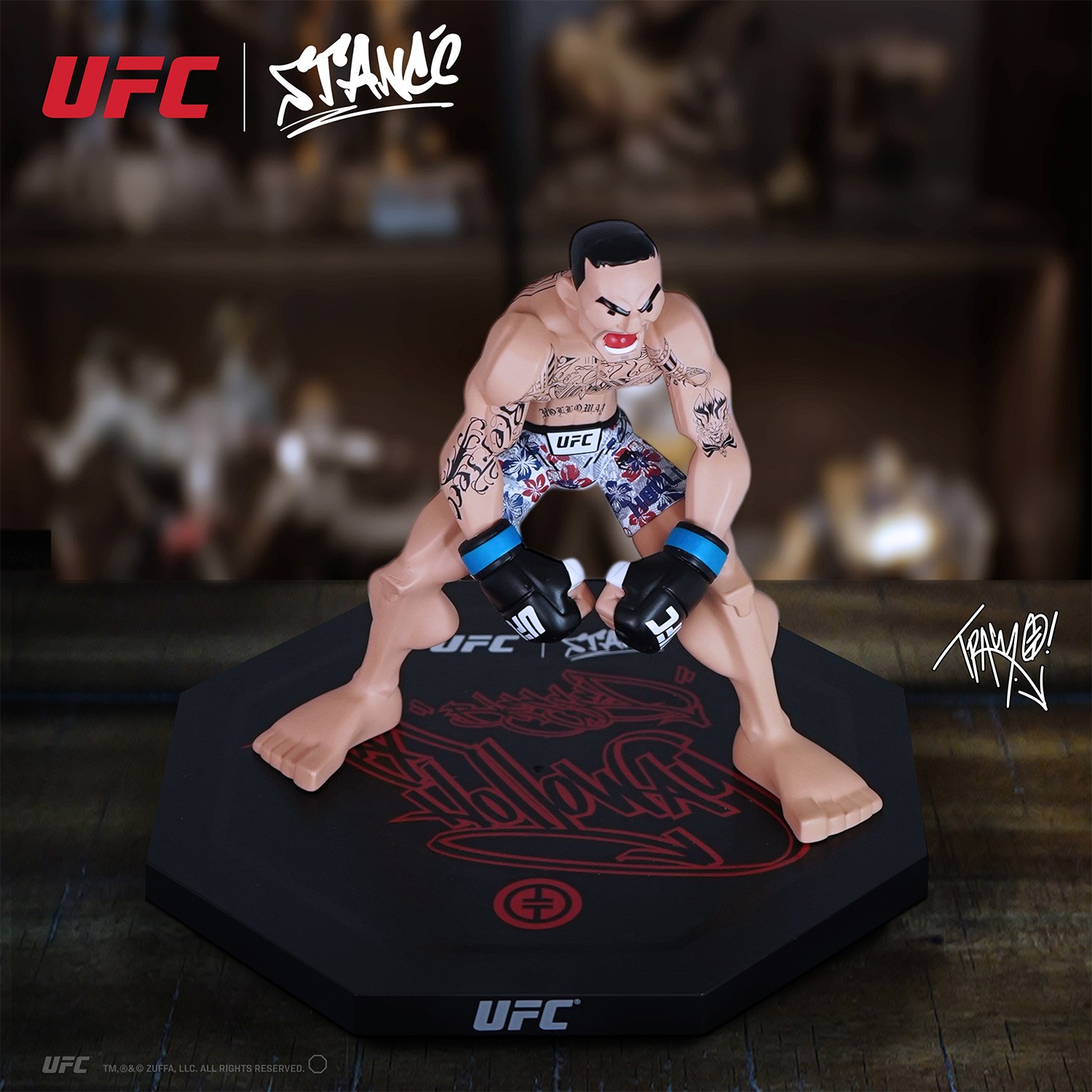 UFC Max Holloway Designer Collectible Statue  (Prototype Shown) View 9