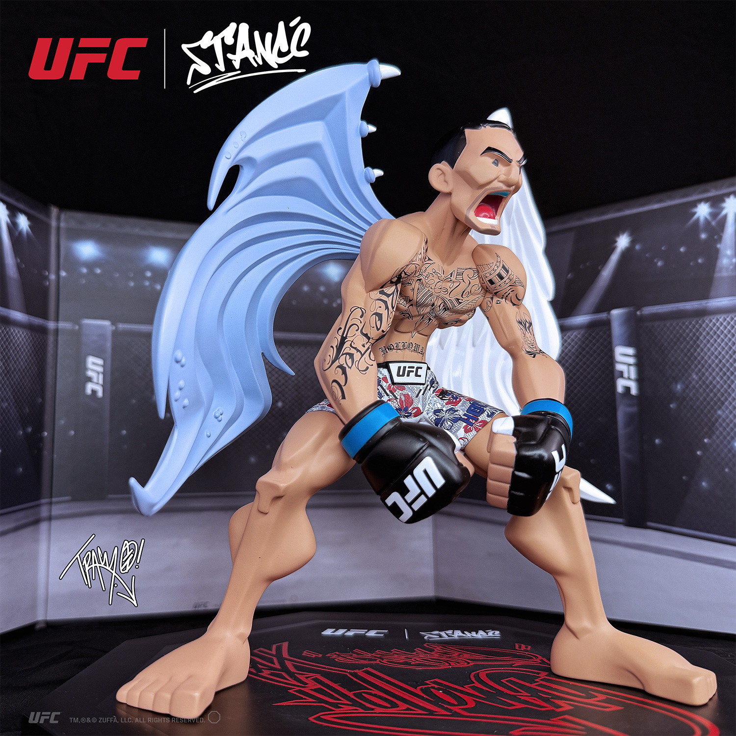 UFC Max Holloway Designer Collectible Statue  (Prototype Shown) View 10
