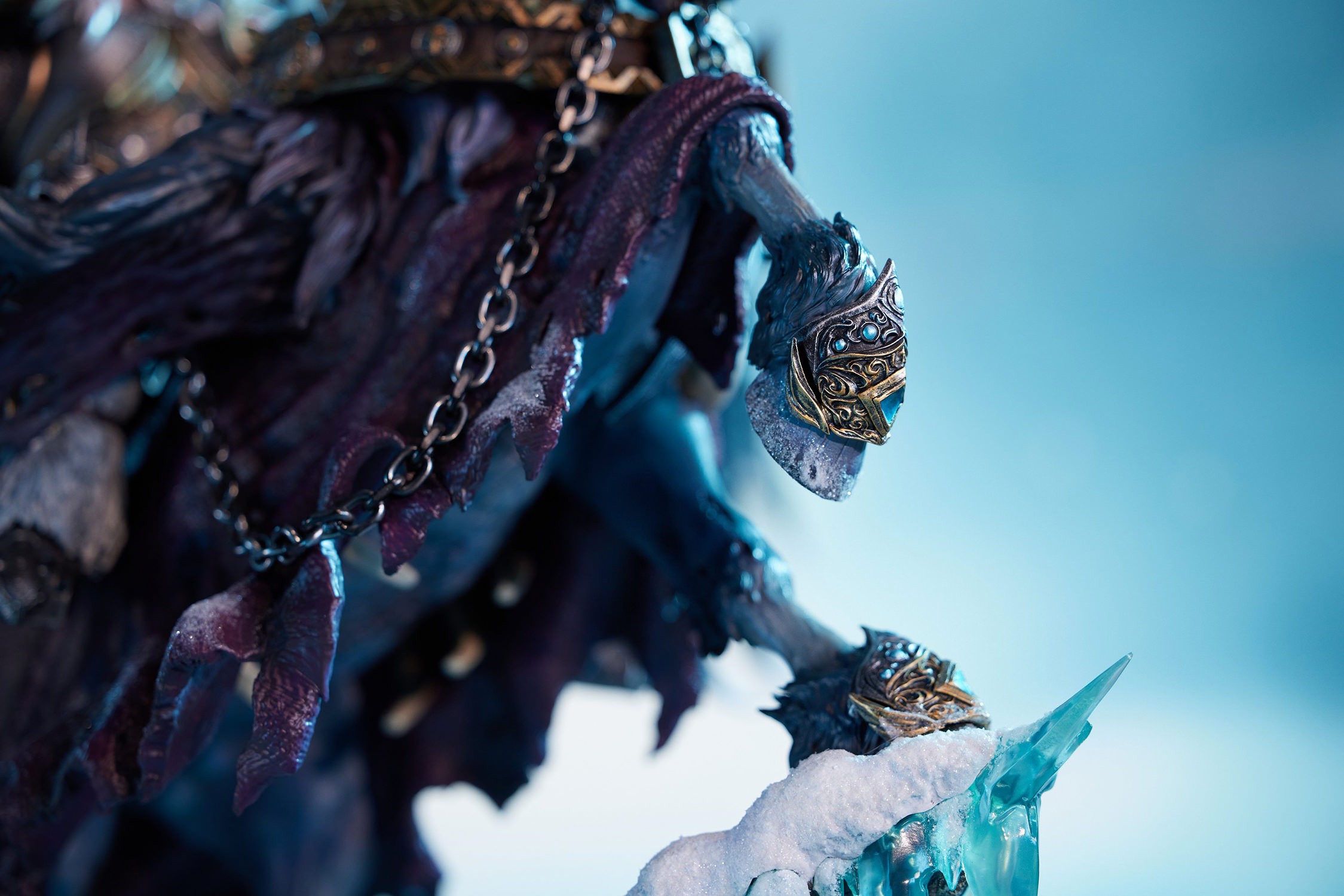 Warcraft The Lich King & Invincible Statues  (Prototype Shown) View 6