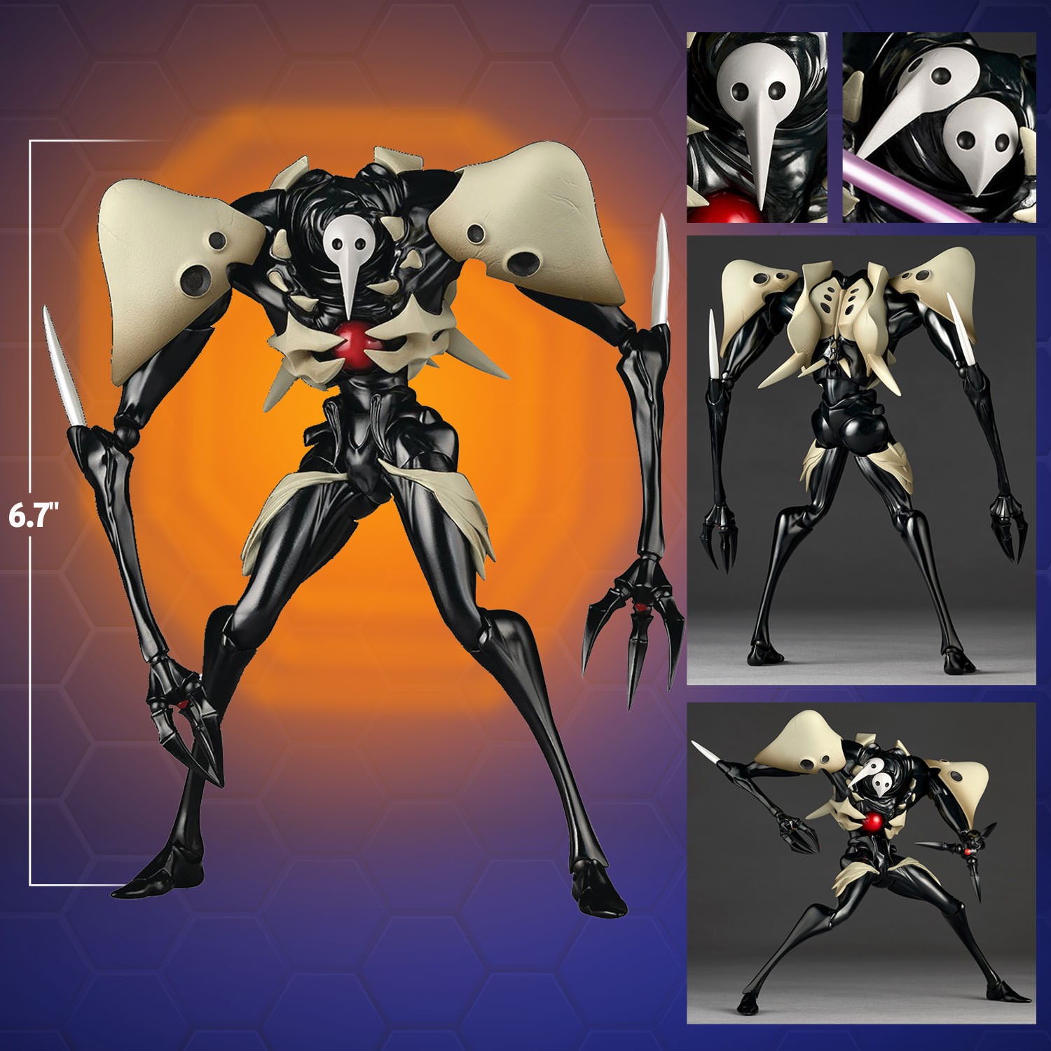 Evangelion Fourth Angel Revoltech Action Figure  (Prototype Shown) View 2