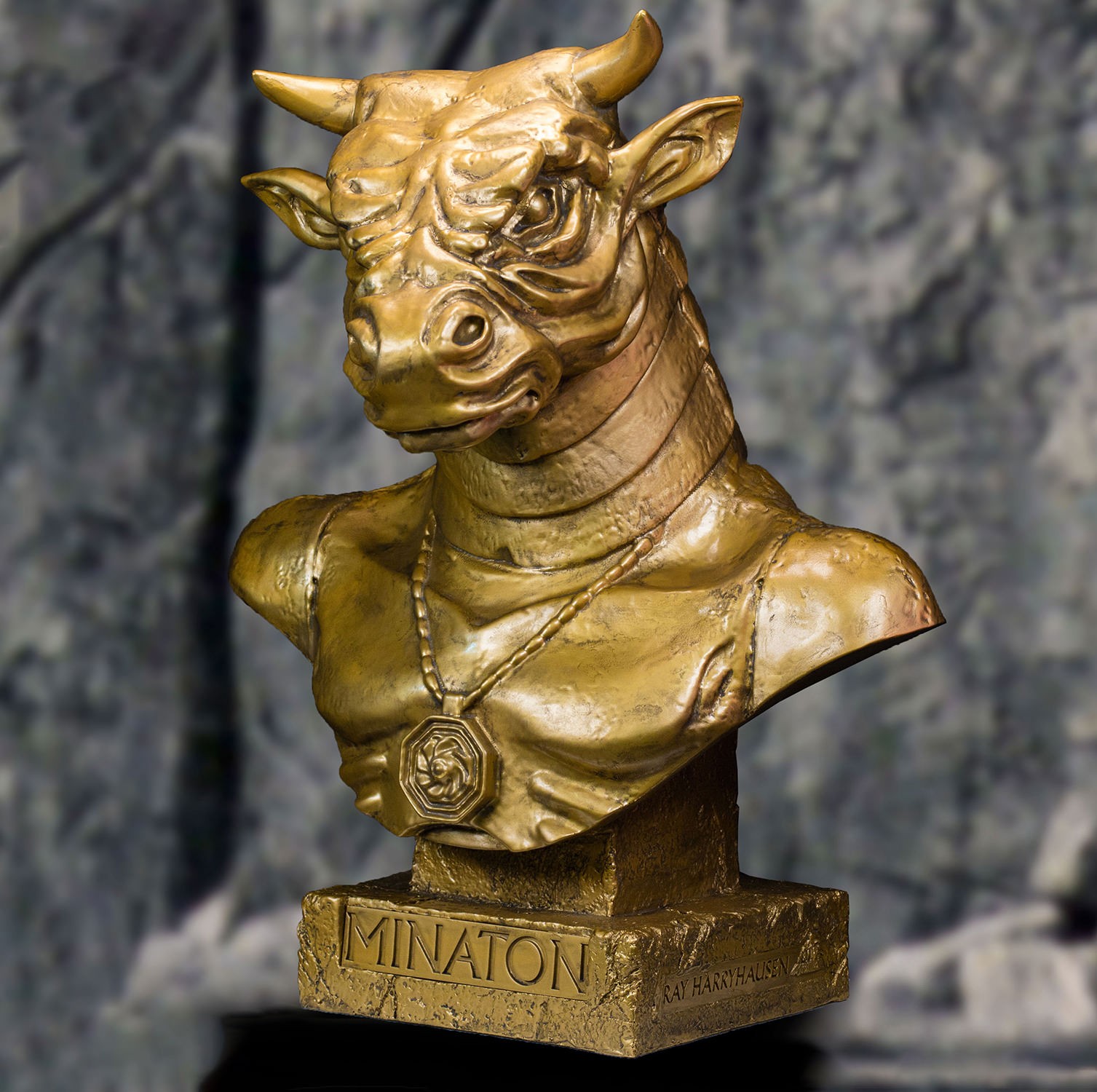 Ray Harryhausen Minaton Bust  (Prototype Shown) View 3