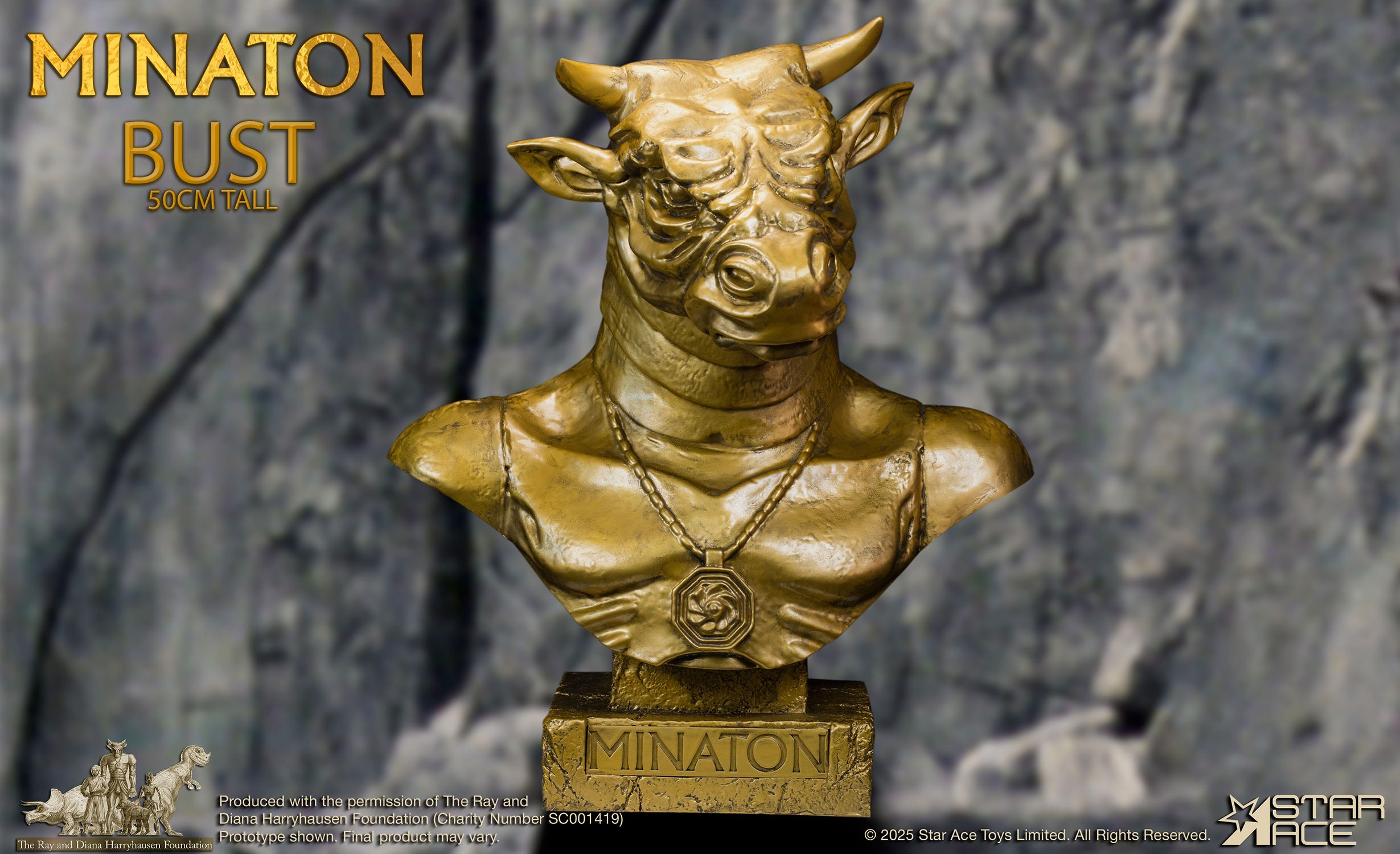 Ray Harryhausen Minaton Bust  (Prototype Shown) View 6