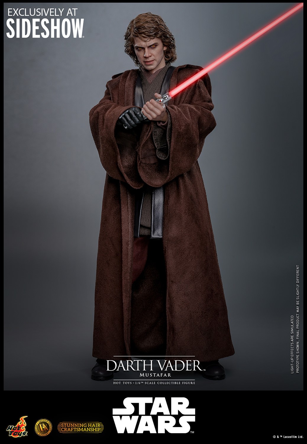 Star Wars Darth Vader (Mustafar) (Artisan Edition) Sixth Scale Figure  Exclusive Edition (Prototype Shown) View 4
