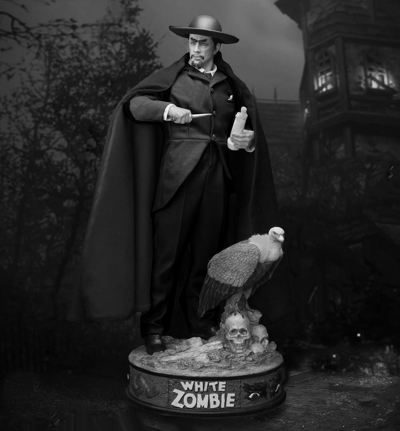 White Zombie Murder Legendre (Monotone Version) Statues  (Prototype Shown) View 1