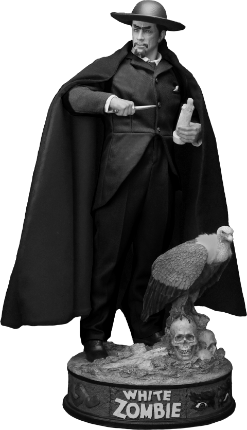 White Zombie Murder Legendre (Monotone Version) Statues  (Prototype Shown) View 7
