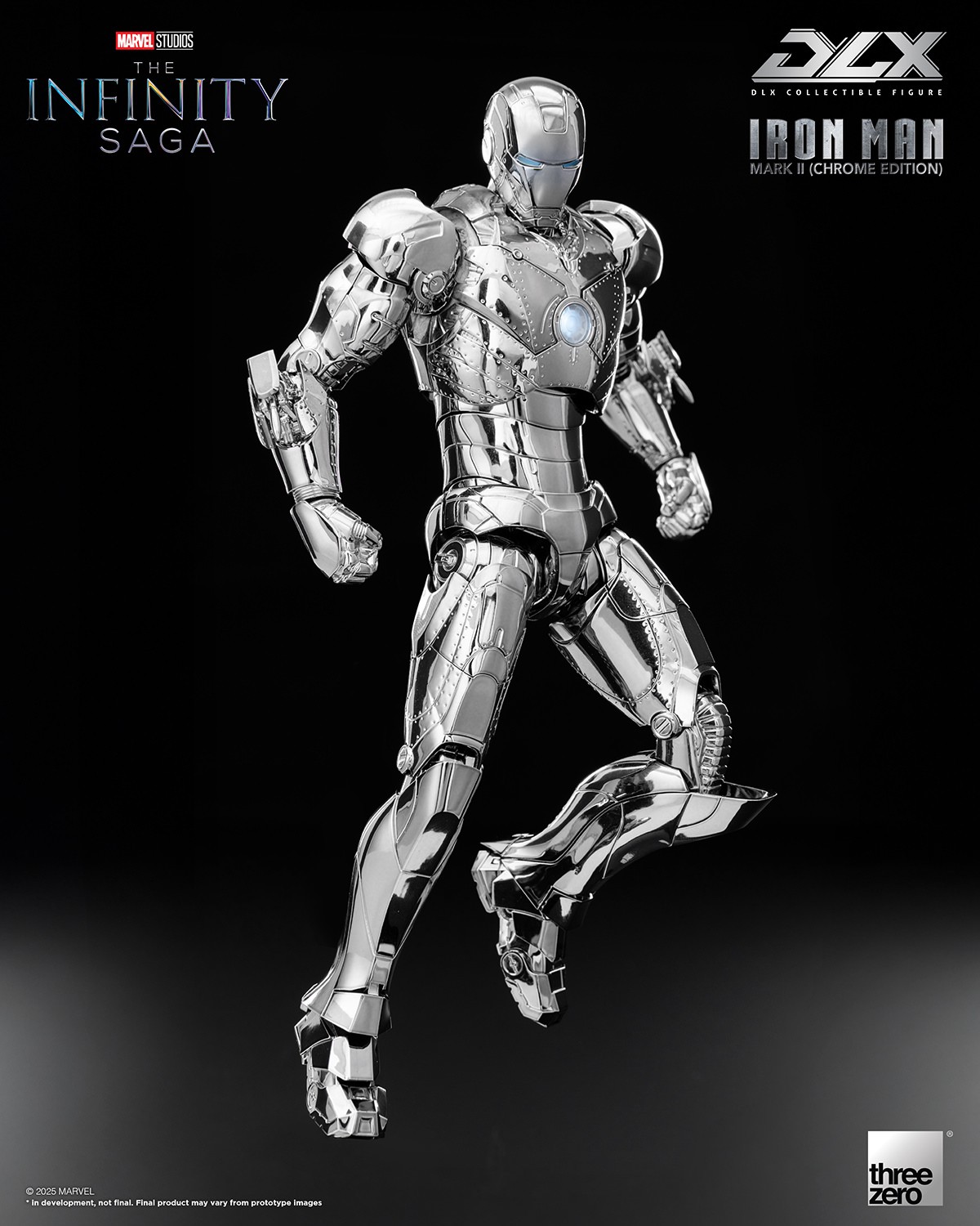 DLX Iron Man Mark 2 (Chrome Edition) Action Figure by threezero 